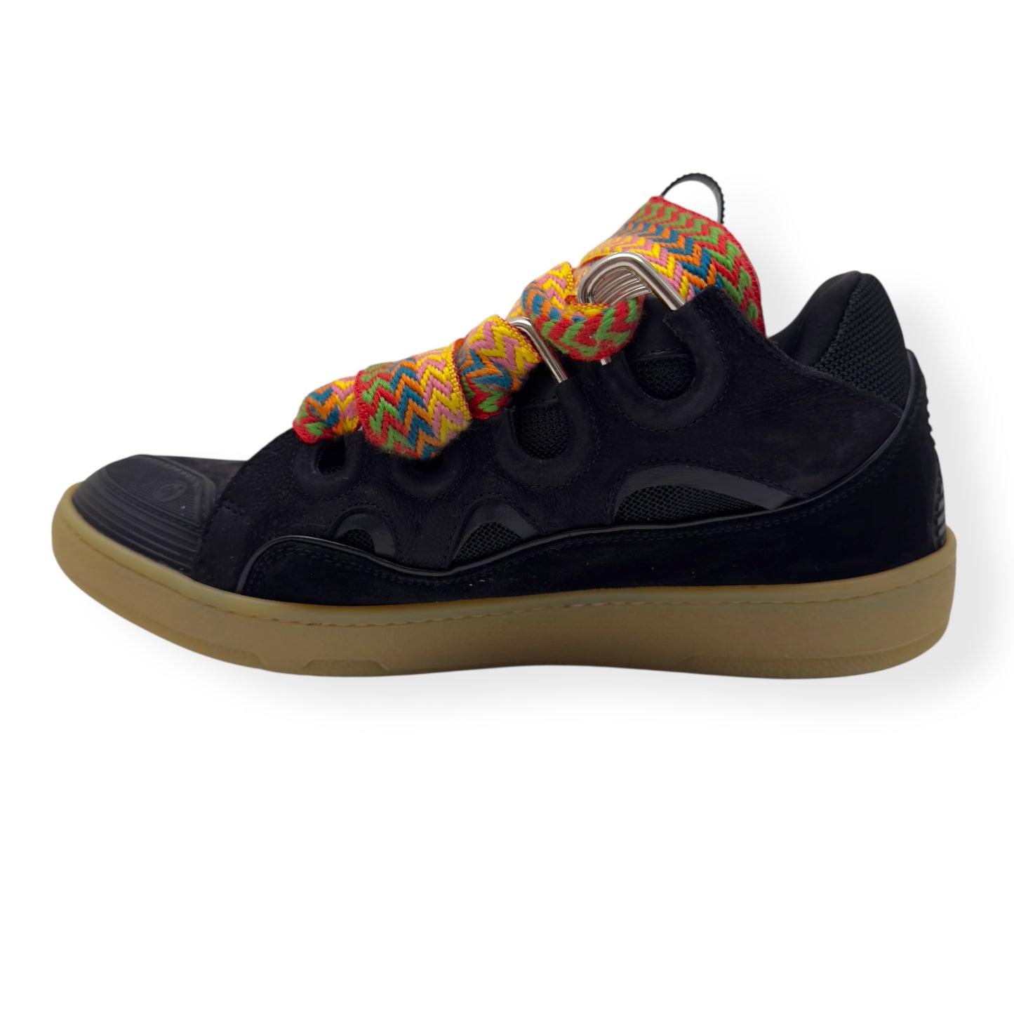 LANVIN CURB SNEAKER BLACK / MULTICOLOURED 43 / UK9