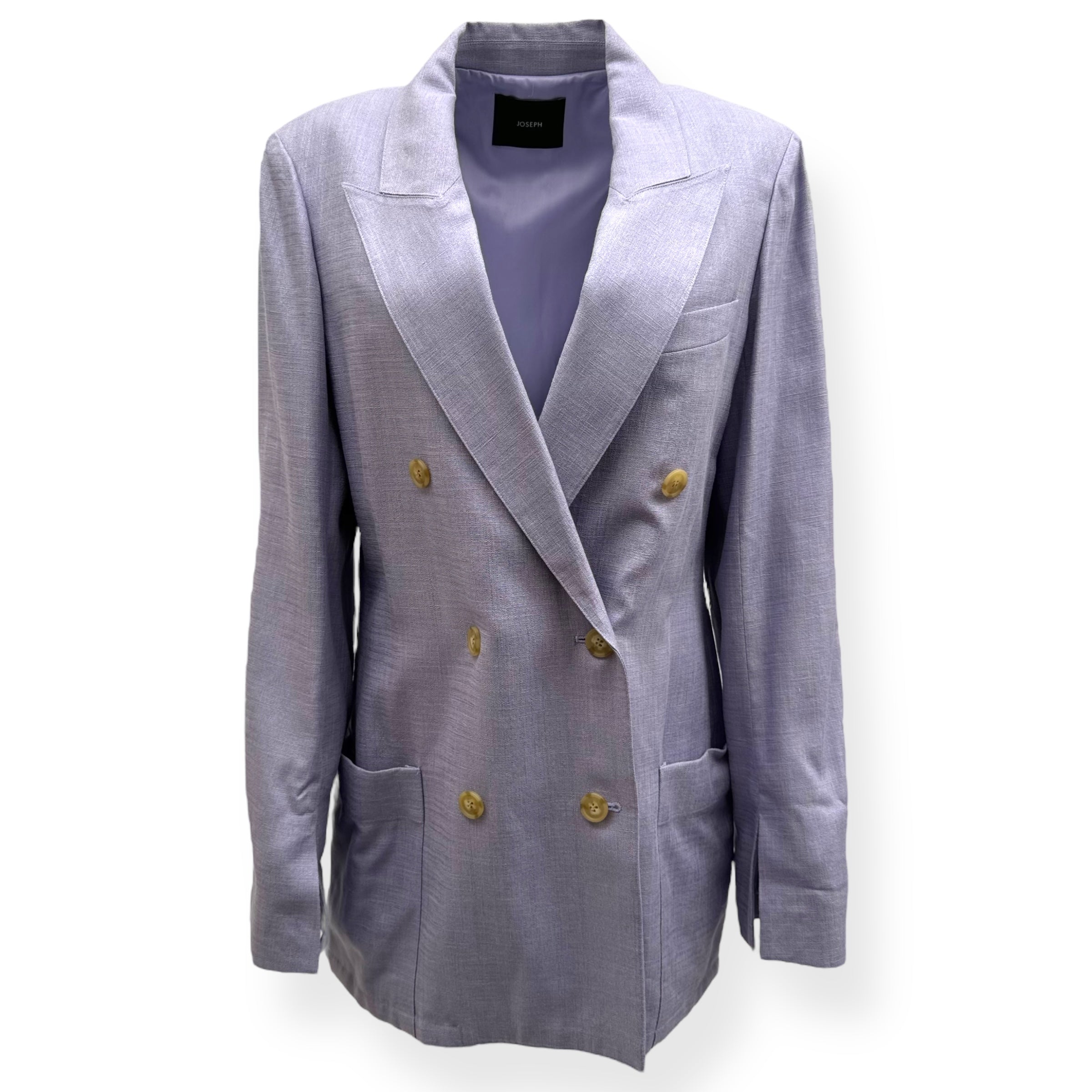JOSEPH JEAN SHANTUNG LINEN JACKET 42 / UK14