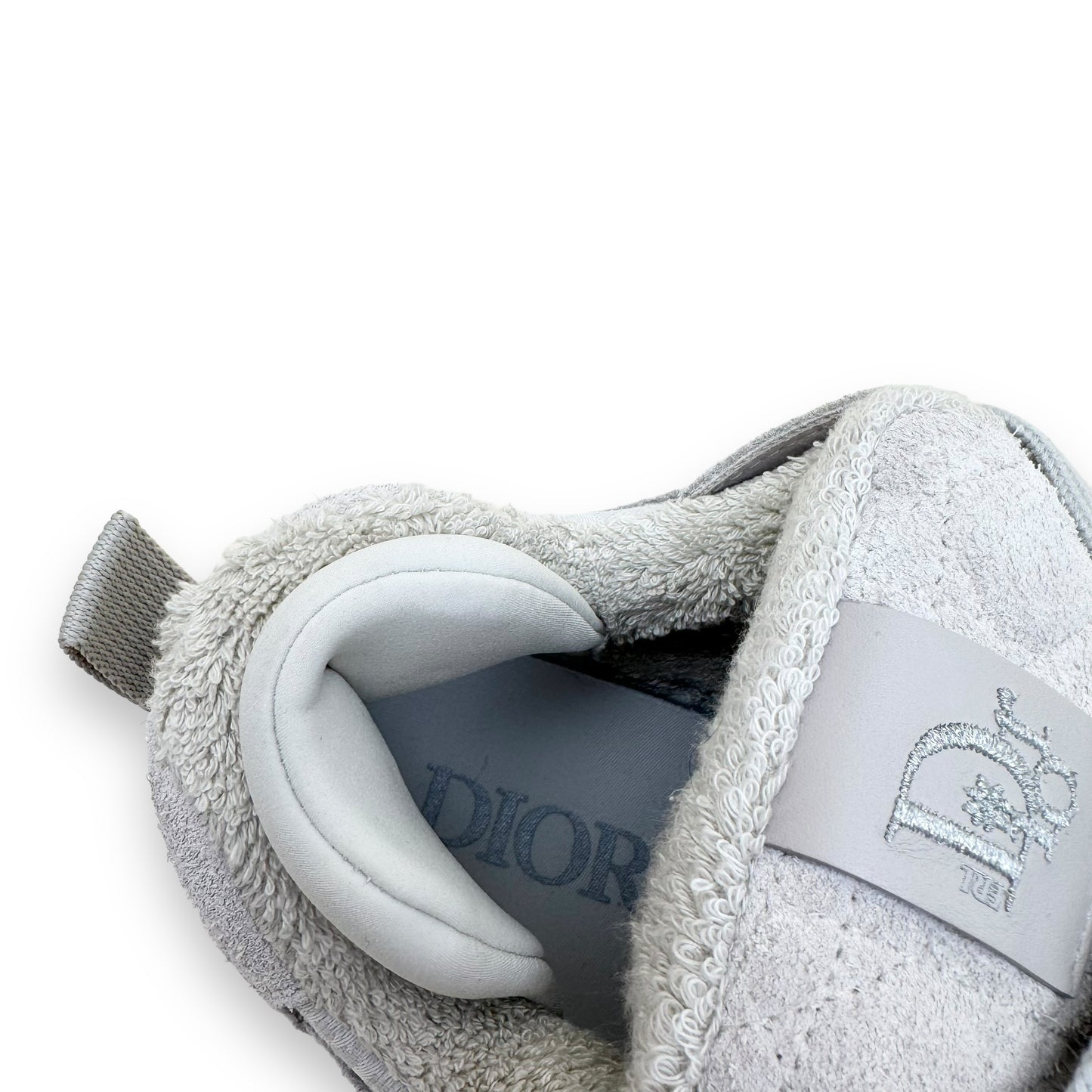 DIOR B9S SKATER ERL DIOR OBLIQUE JACQUARD SUEDE SNEAKER GREY UK6
