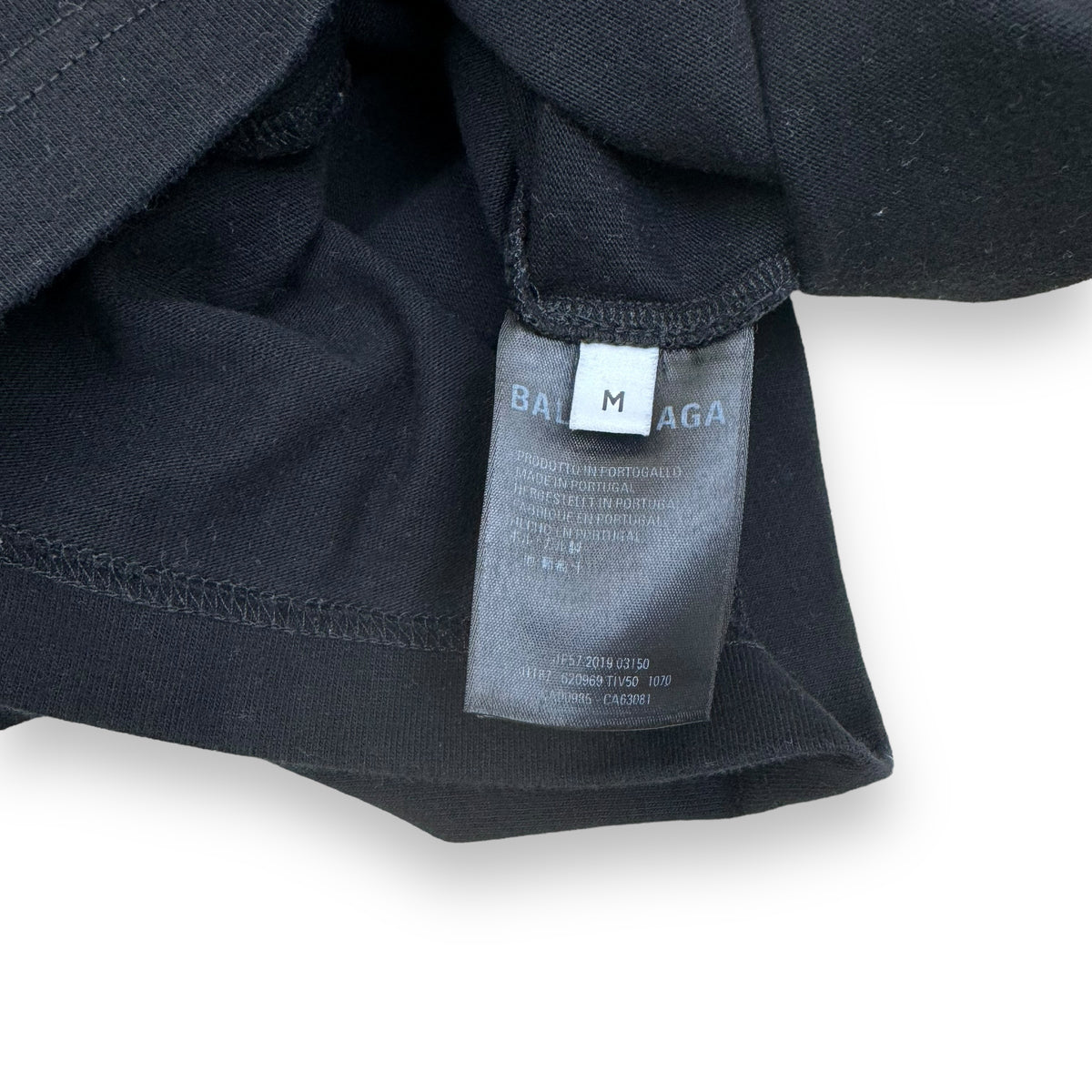 BALENCIAGA OVERSIZED SYMBOLIC LOGO T-SHIRT BLACK M