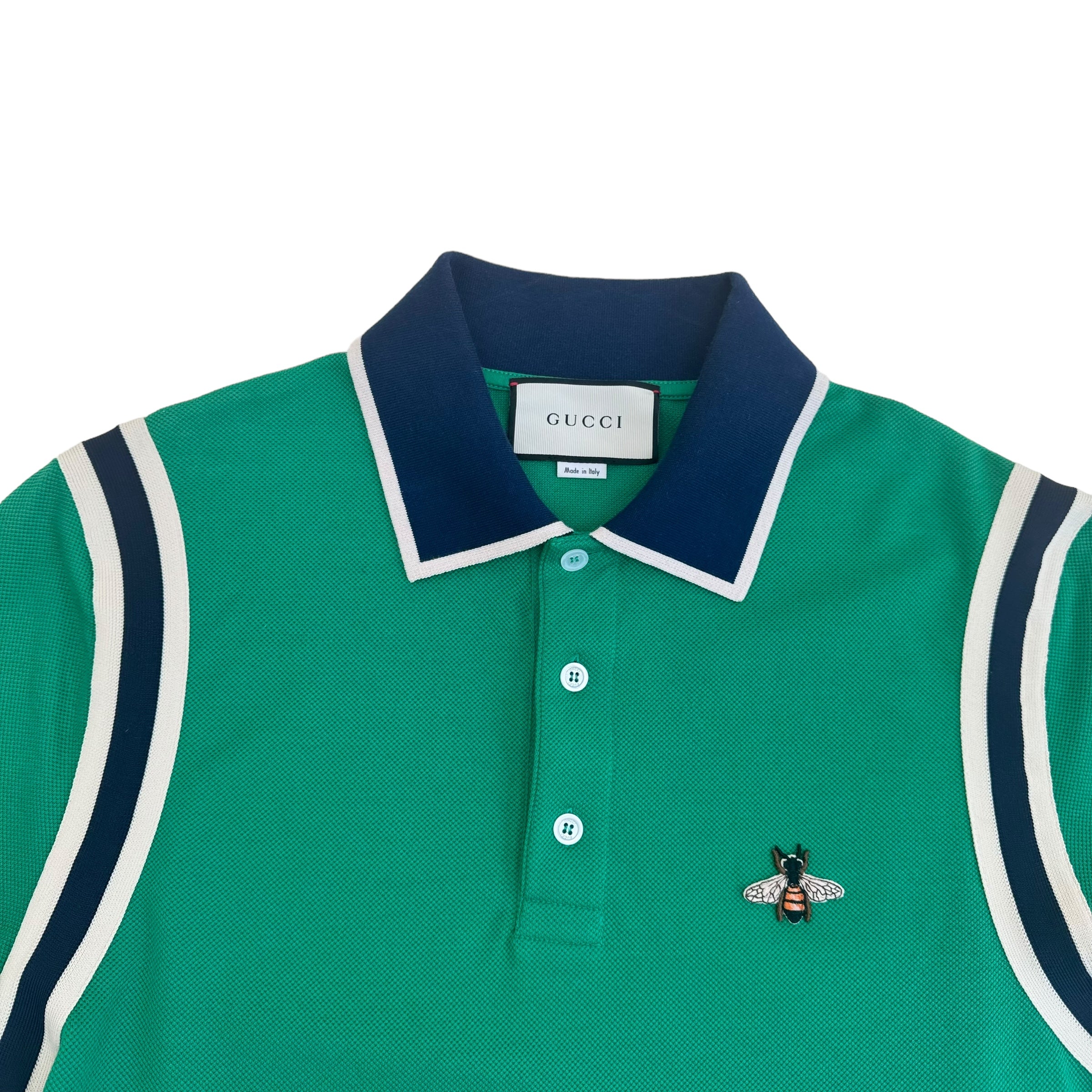 GUCCI BEE POLO SHIRT GREEN XL