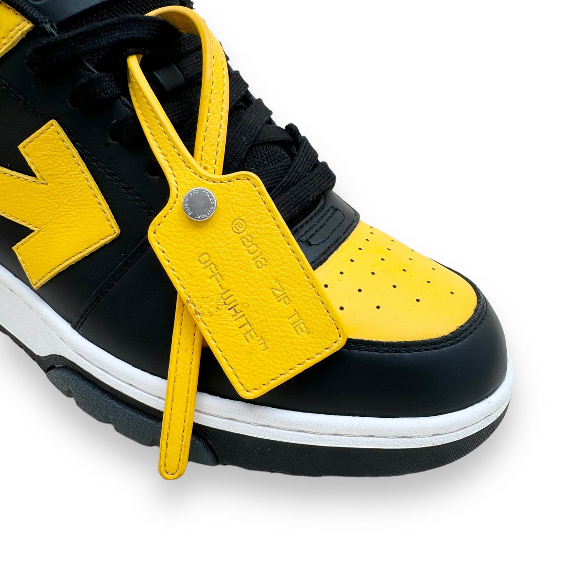OFF-WHITE OUT OF OFFICE SNEAKER YELLOW / BLACK UK9
