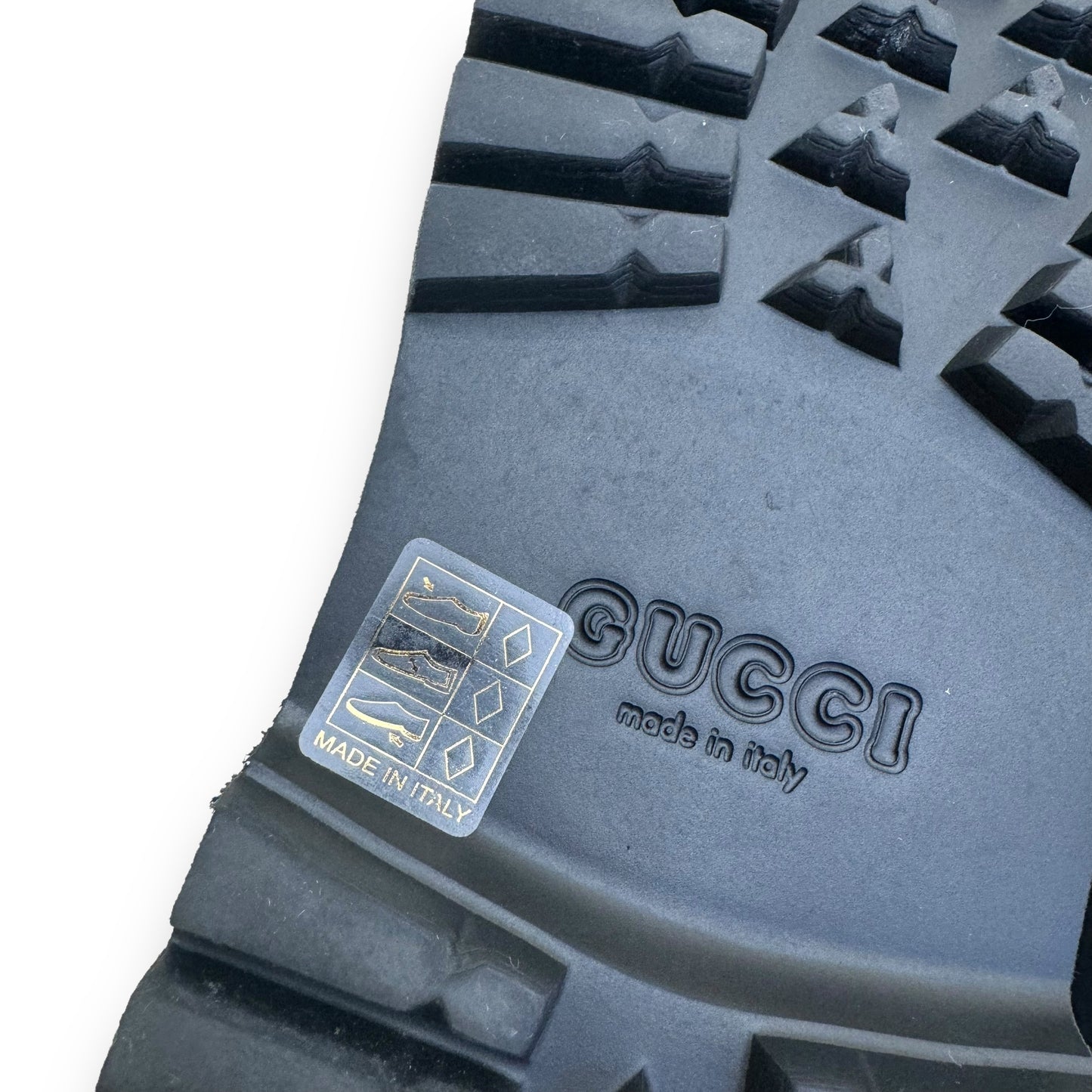 GUCCI SLIP ON SANDALS BLACK UK7