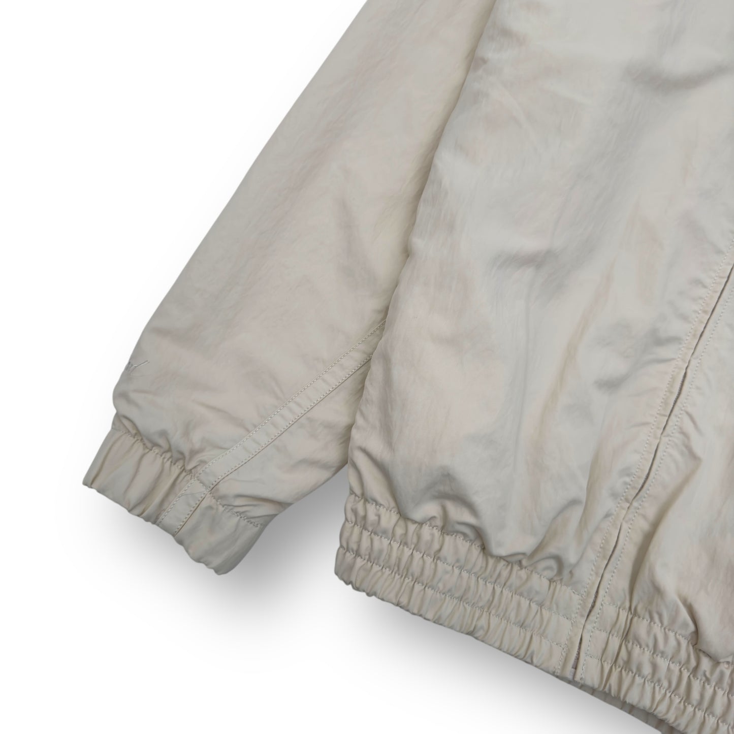 NIKE X FEAR OF GOD NRG BASEBALL JACKET LIGHT CREAM M