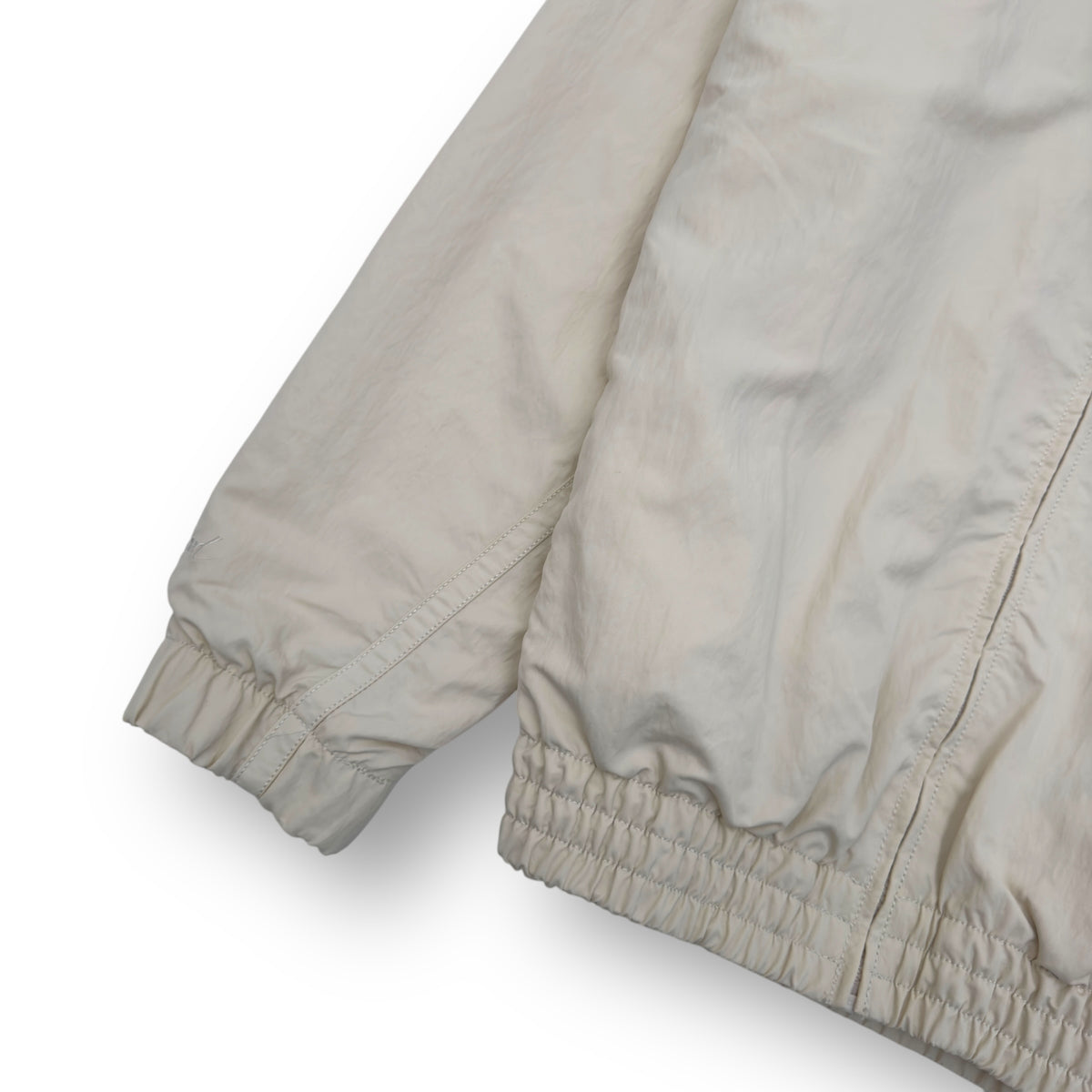 NIKE X FEAR OF GOD NRG BASEBALL JACKET LIGHT CREAM M