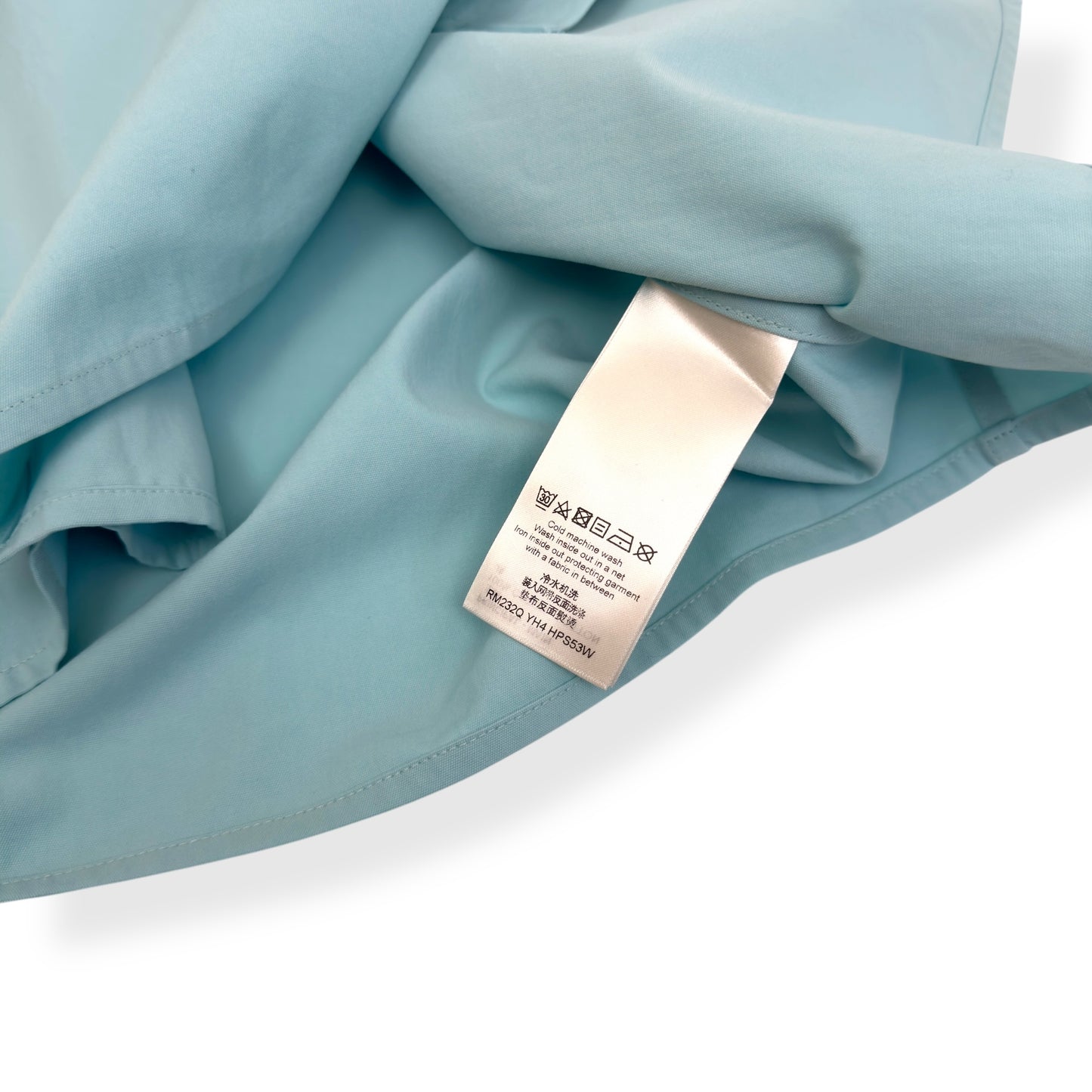 LOUIS VUITTON 2023 RELAXED FIT SHIRT BABY BLUE XL