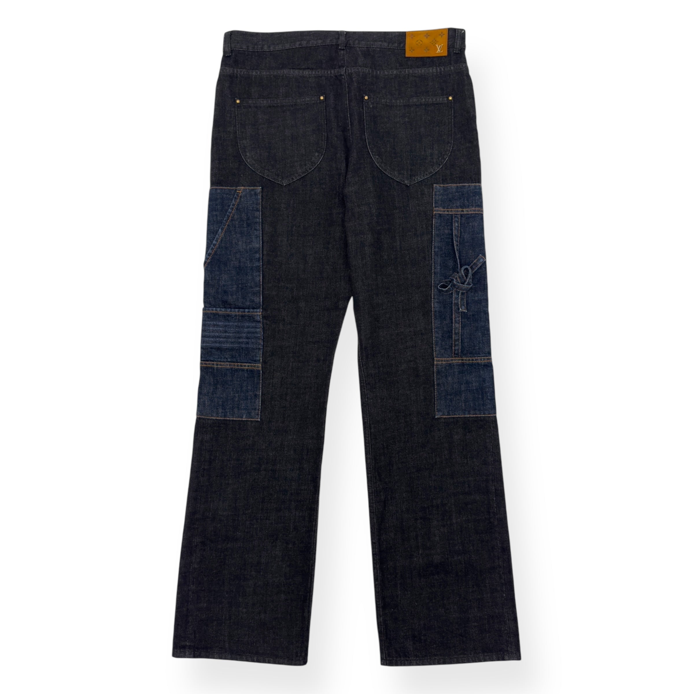 LOUIS VUITTON KARAKORAM BOW TIME DENIM JEANS INDIGO W34”