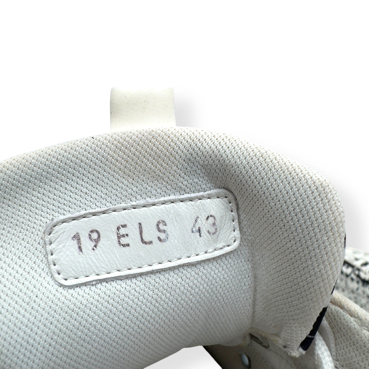 DIOR B24 OBLIQUE CANNAGE MOTIF SNEAKER WHITE / BLACK 43 / UK9