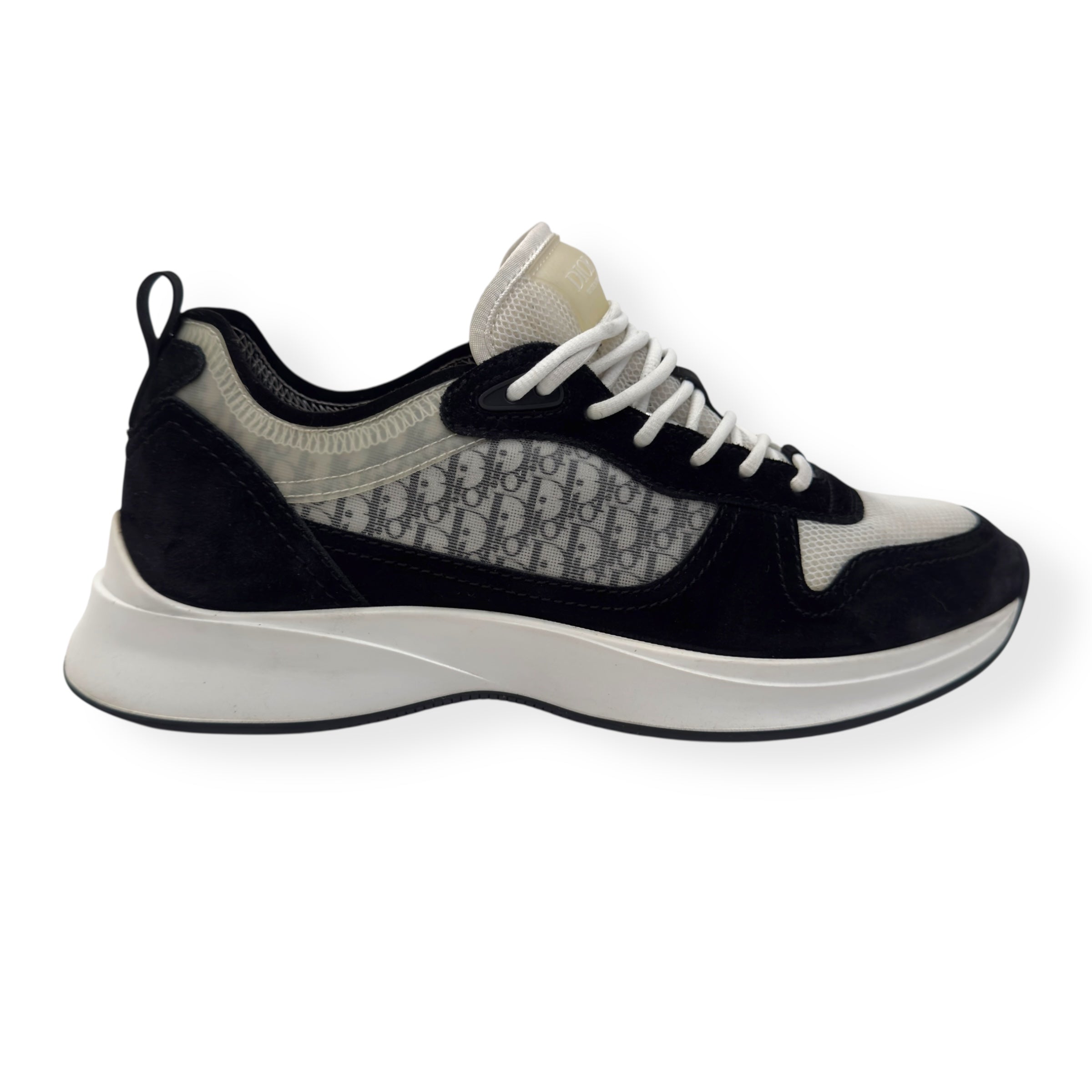 DIOR B25 RUNNER SNEAKER BLACK / WHITE UK7.5