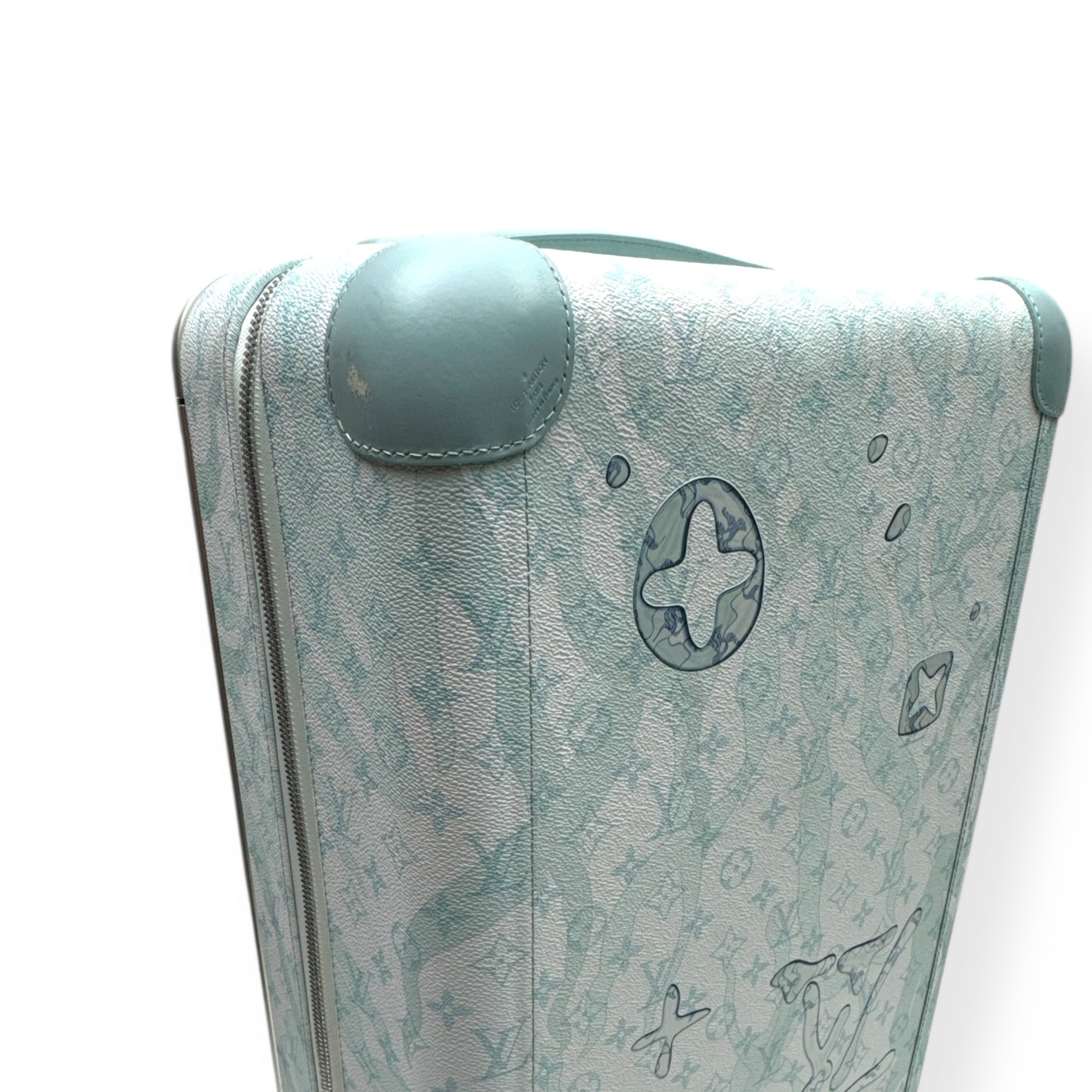 LOUIS VUITTON HORIZON 55 SUITCASE CRYSTAL BLUE M
