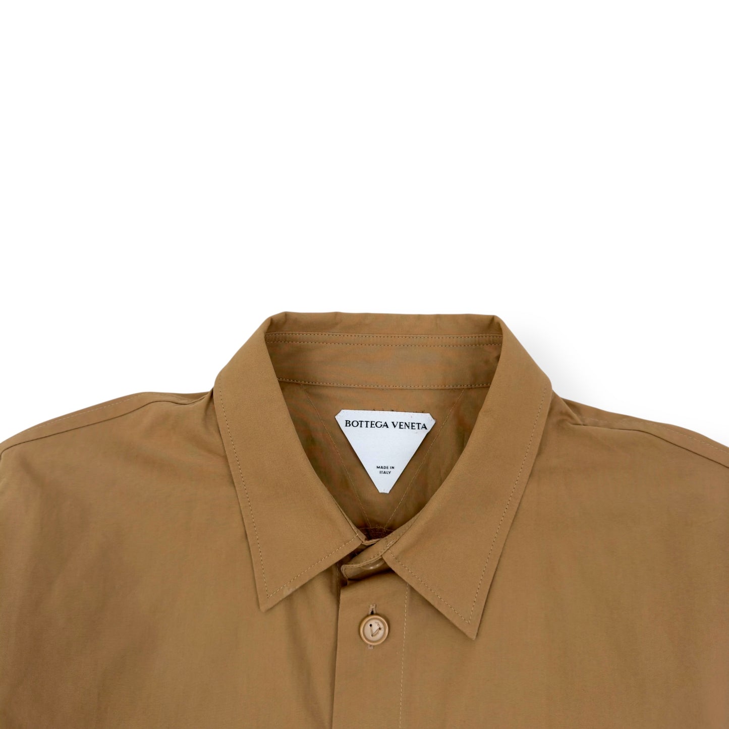 BOTTEGA VENETA LONG-SLEEVED RELAXED SHIRT BEIGE 50 / L