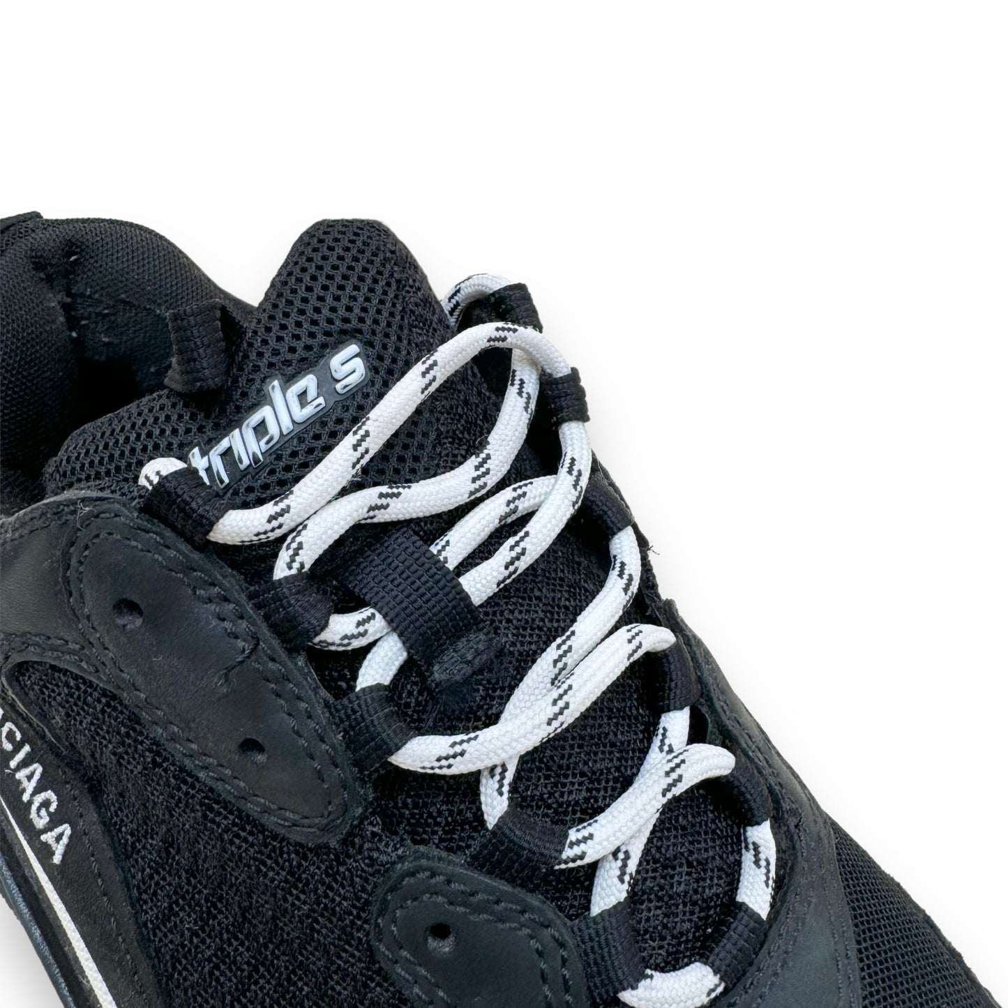 BALENCIAGA TRIPLE S SNEAKER WHITE / BLACK / RED UK8