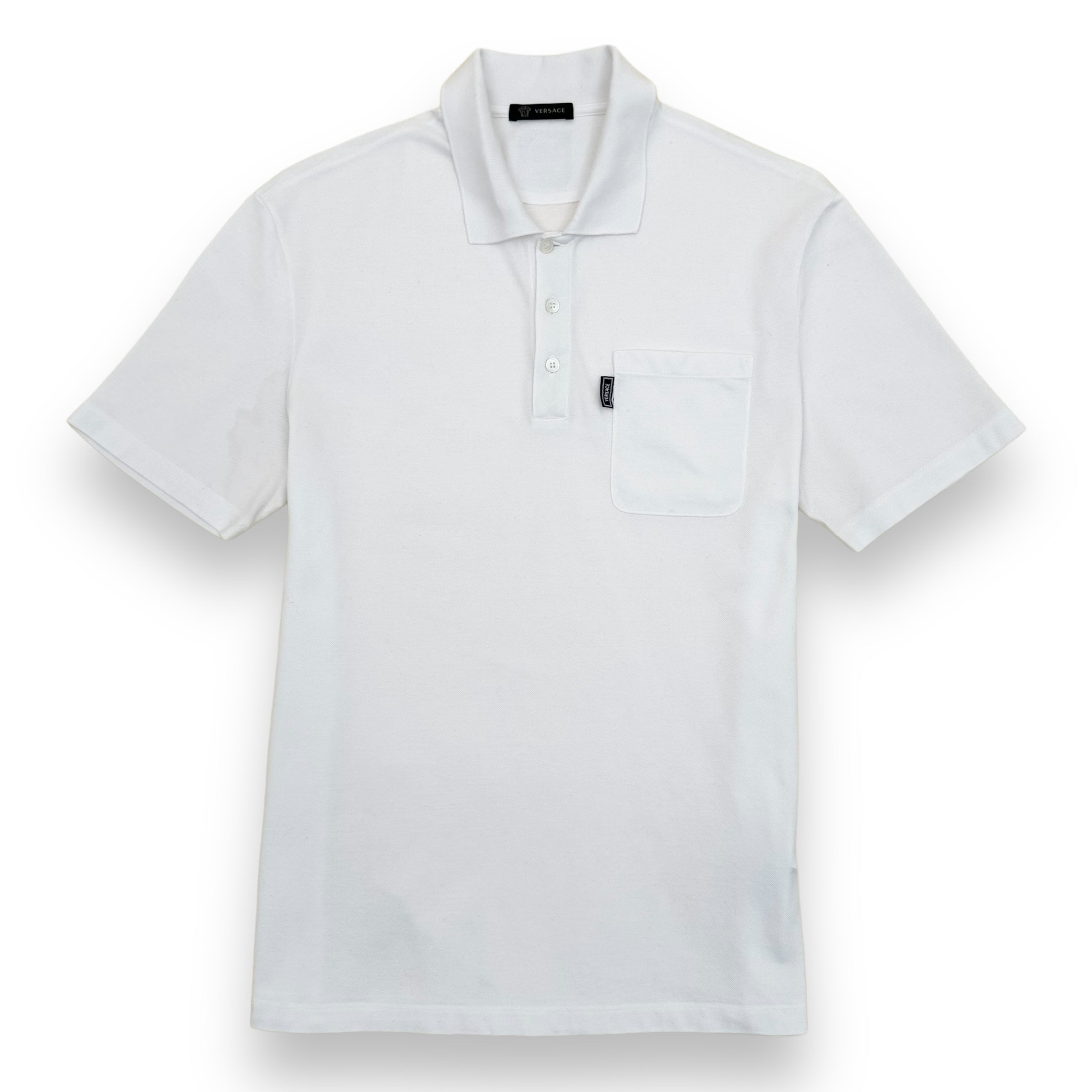 VERSACE POLO SHIRT WHITE XL