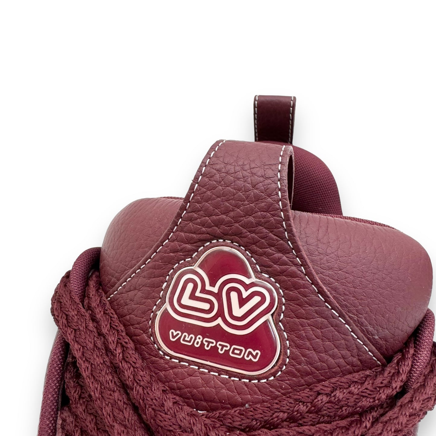 LOUIS VUITTON LV SKATE SNEAKER BORDEAUX RED UK7