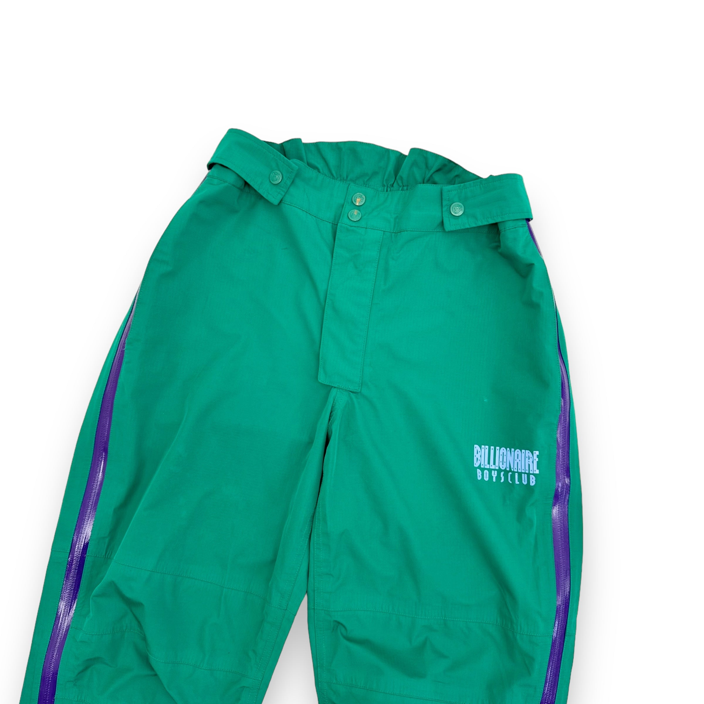 BILLONAIRE BOYS CLUB LOGO TECHNICAL TROUSERS GREEN / PURPLE S