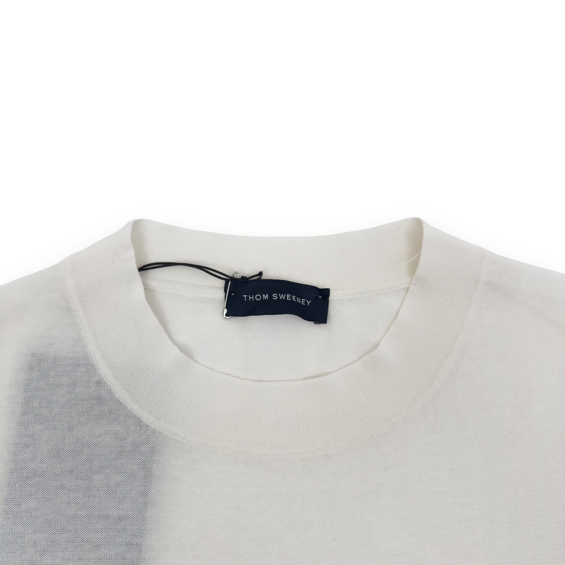 THOM SWEENEY SS23 COTTON T-SHIRT CREAM M