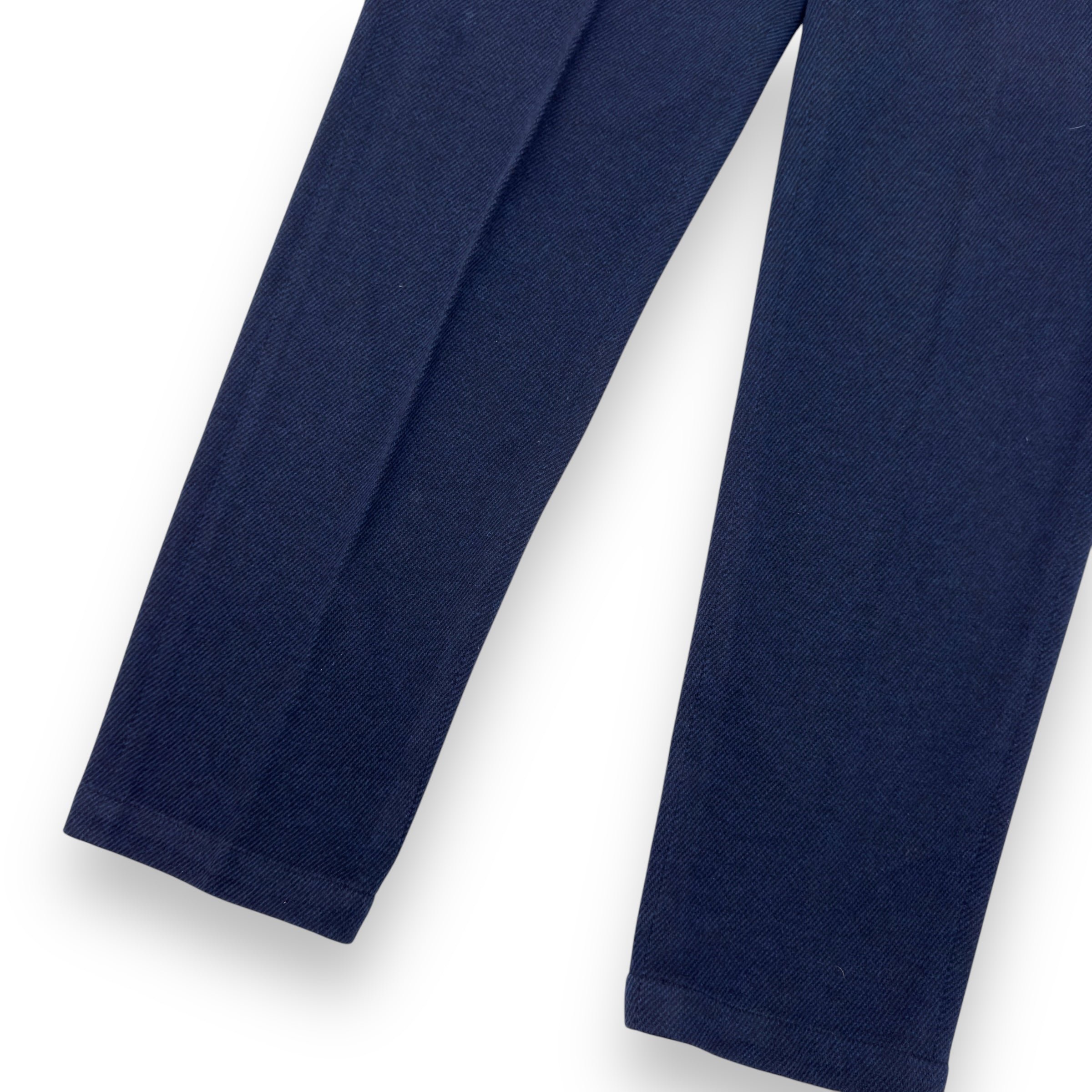 THOM SWEENEY BESPOKE WOOL TROUSERS NAVY BLUE W32”