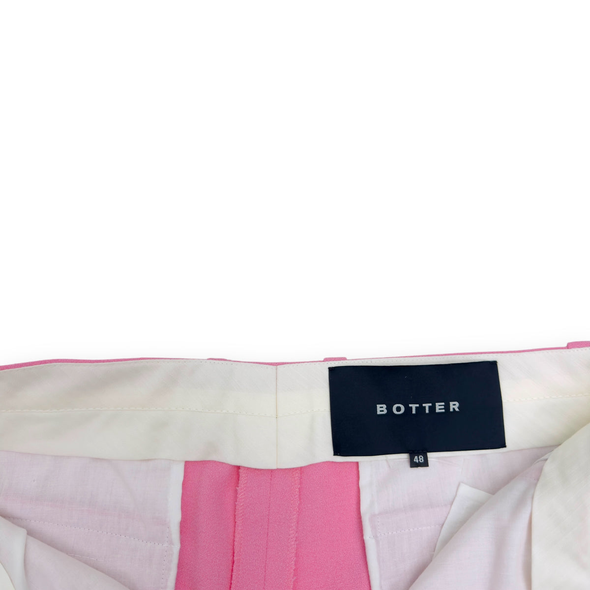 BOTTER OVERSIZED PLEATED WIDE-LEG TROUSERS PINK 48 / M