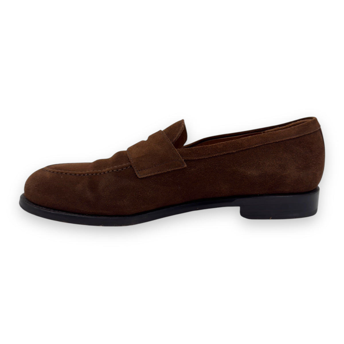 MORJAS SUEDE ‘THE PENNY LOAFER’ BROWN UK10