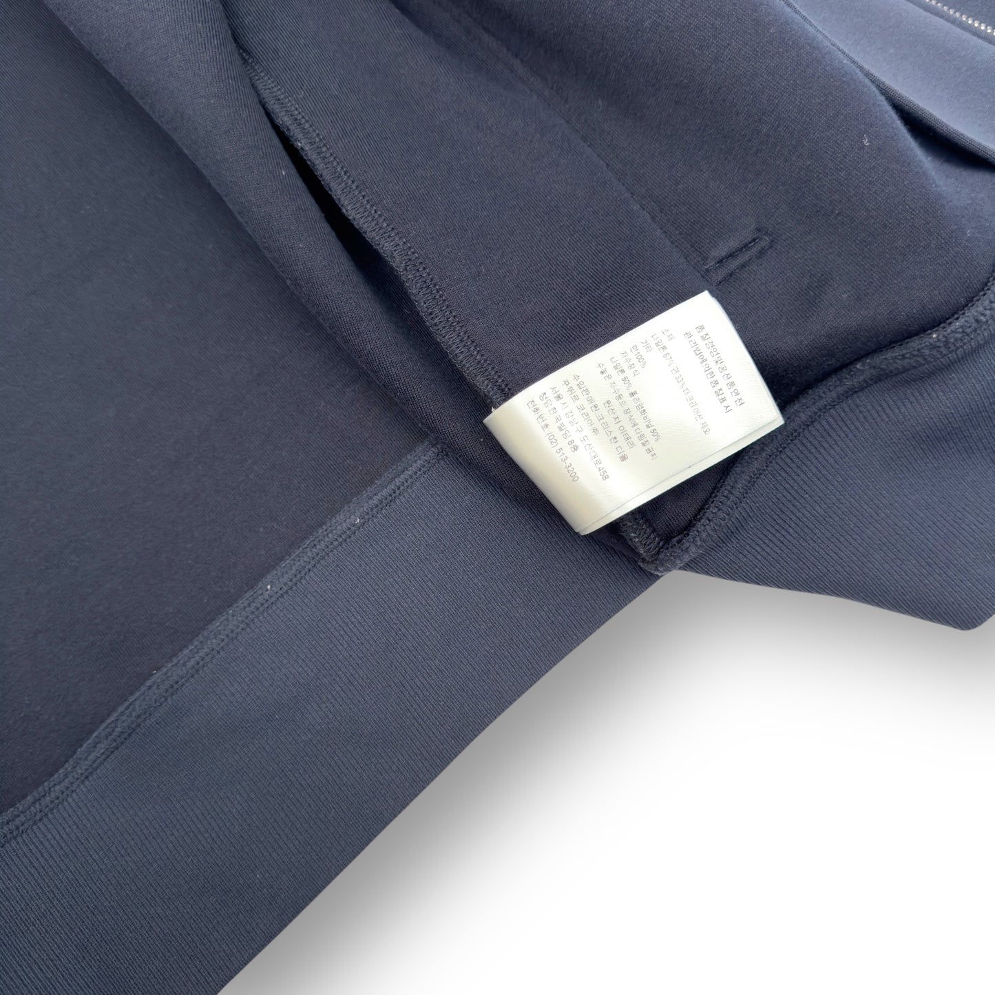 DIOR TECHNICAL FABRIC TRACK JACKET NAVY M