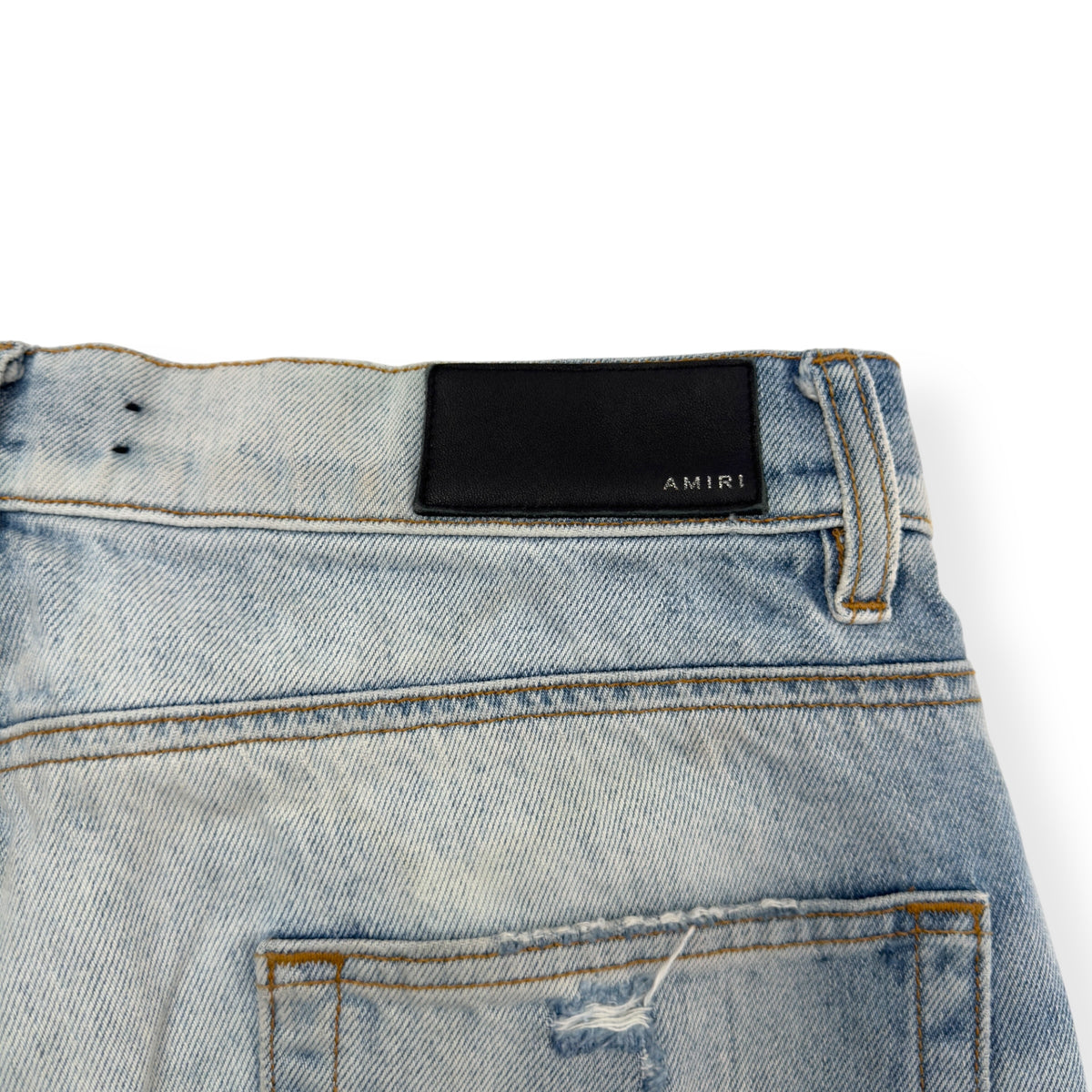 AMIRI CARPENTER STRAIGHT LEG DENIM JEANS BLUE W30”