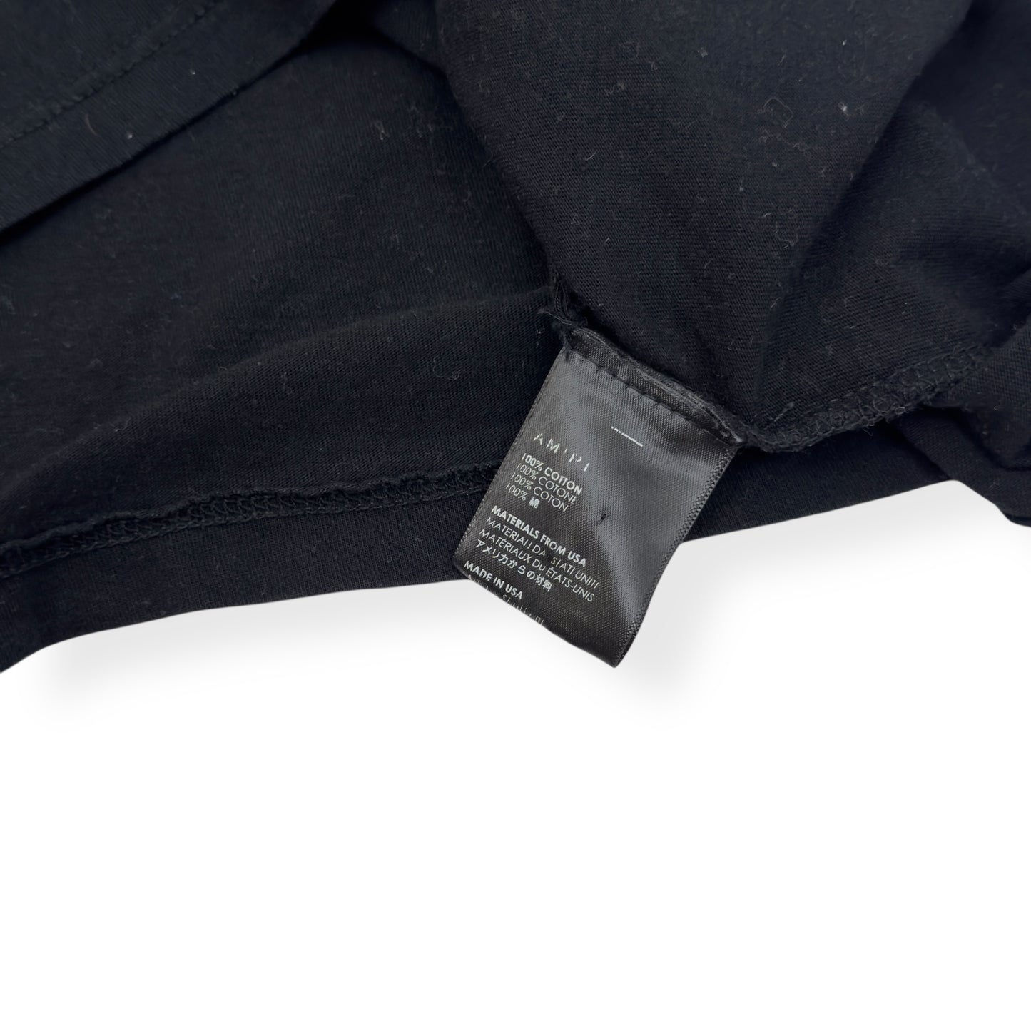 AMIRI FLAME LOGO T-SHIRT BLACK / YELLOW L