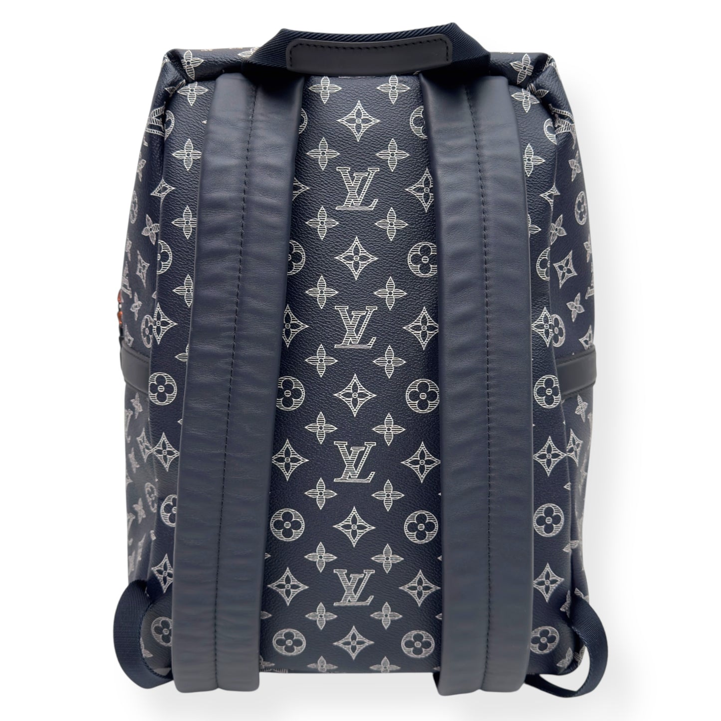 LOUIS VUITTON MONOGRAM UPSIDE DOWN APOLLO BACKPACK BLUE / RED PM