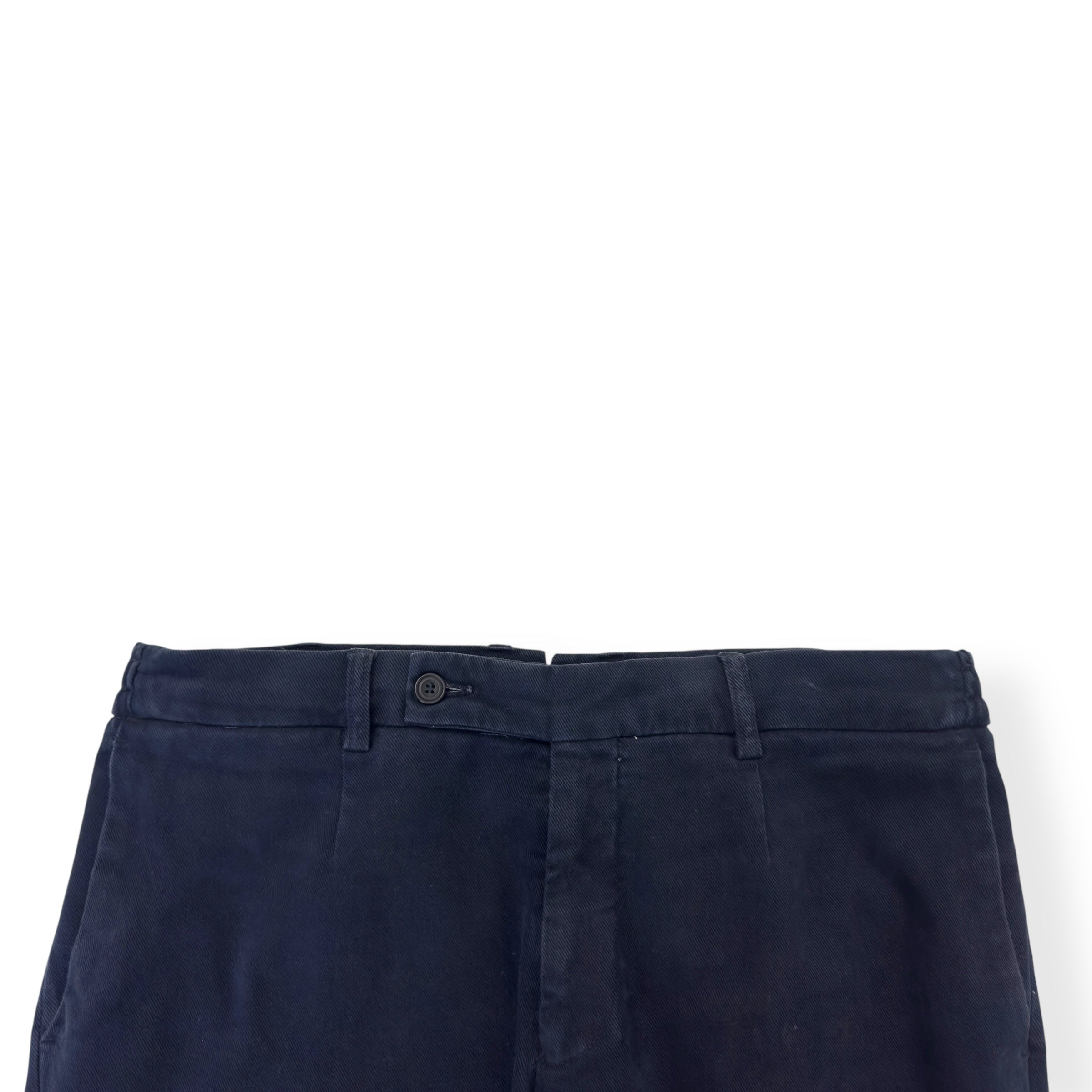 THOM SWEENEY COTTON TROUSERS BLUE 52 / L