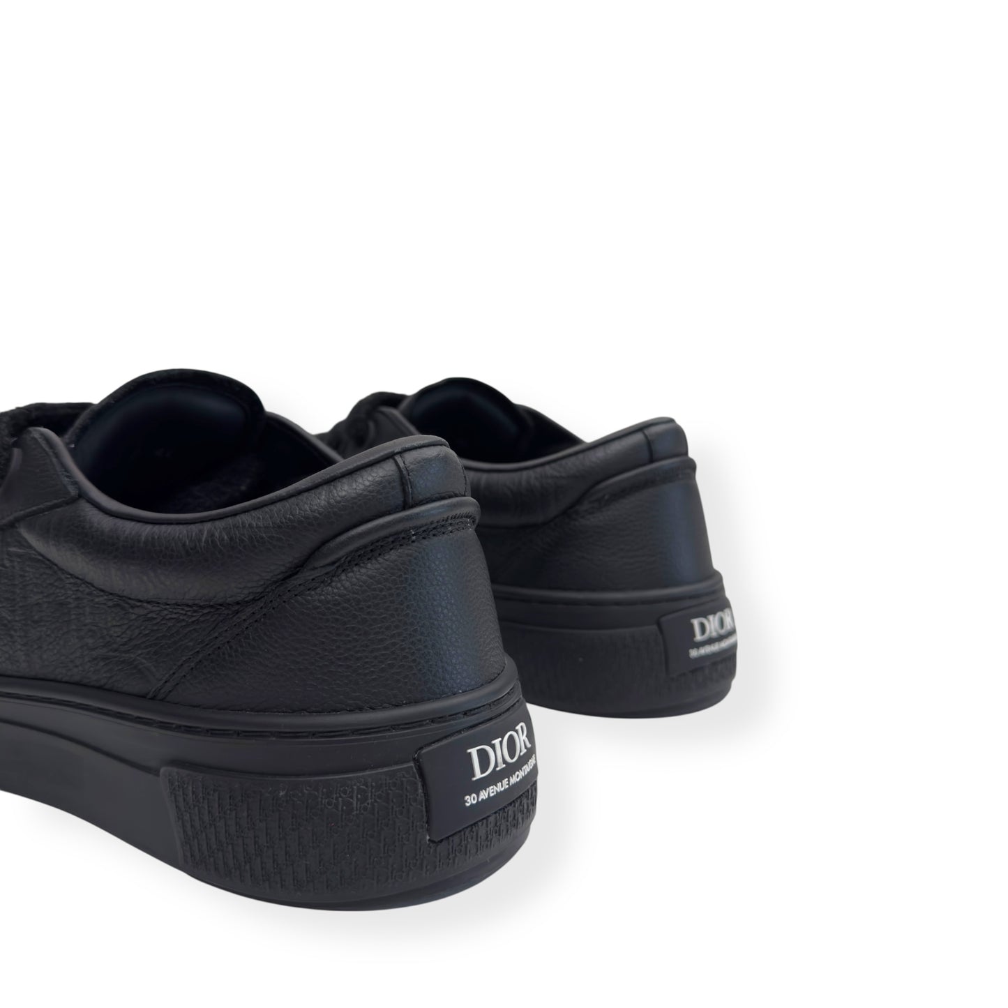 DIOR B33 LEATHER LOW TOP SNEAKER BLACK 44 / UK10