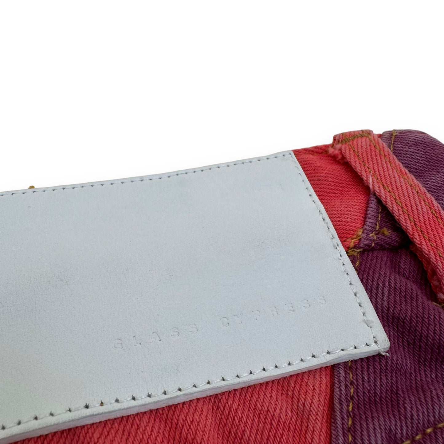 GLASS CYPRESS WIDE FIT WESTERN DENIM JEANS MULTICOLOURED 34”