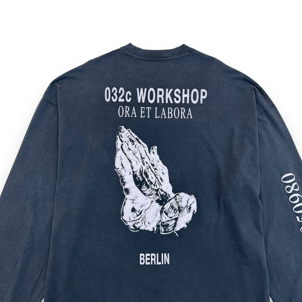 032C RELIGIOUS SERVICES LONG SLEEVE T-SHIRT GREY XL