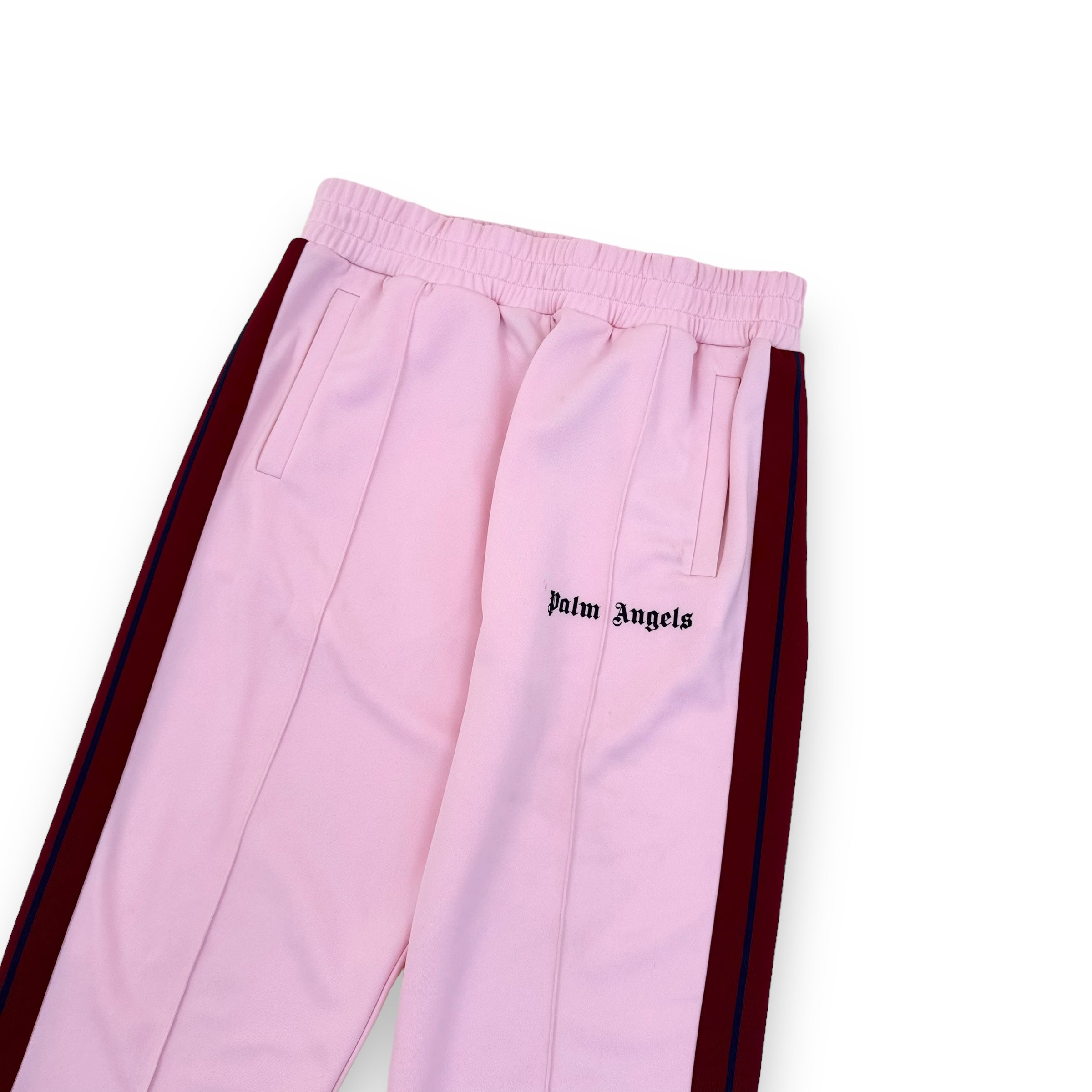 PALM ANGELS CLASSIC TRACK PANTS PINK / BURGUNDY XL