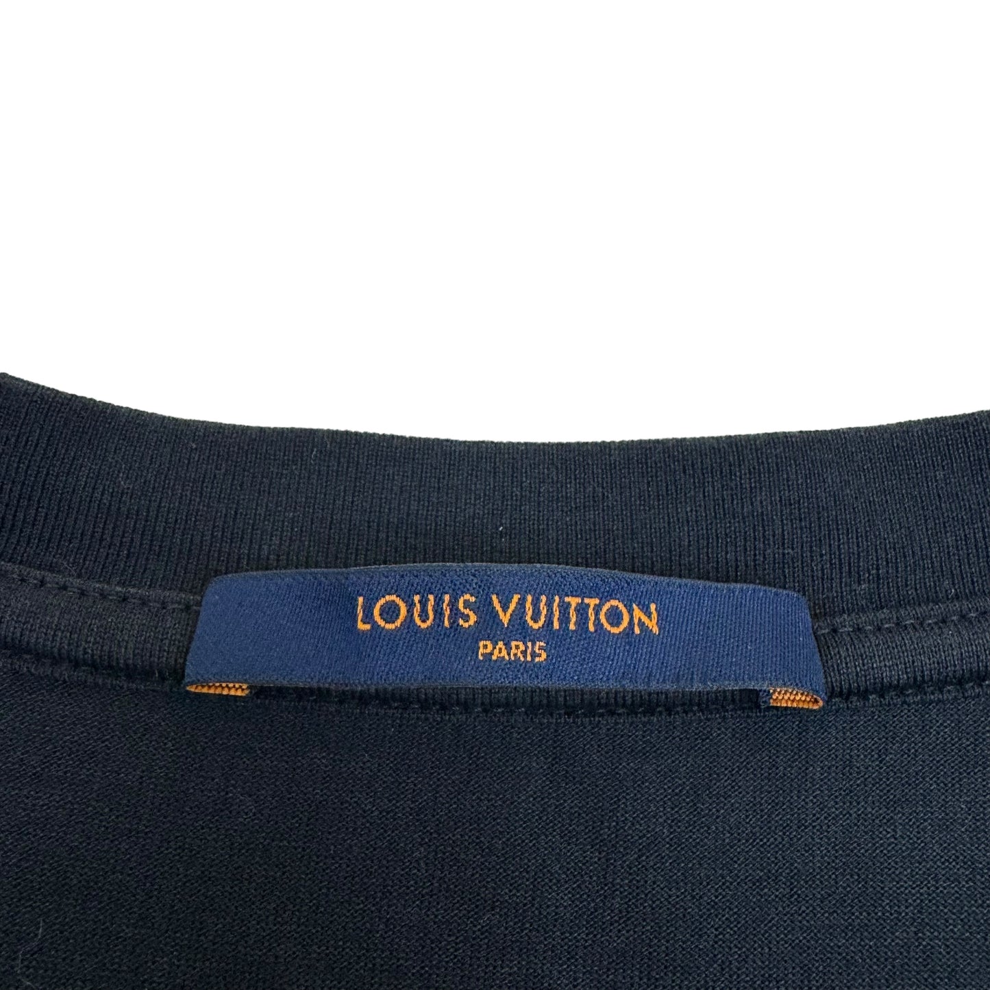 LOUIS VUITTON SS21 LOGO 2054 CREST T-SHIRT BLACK L