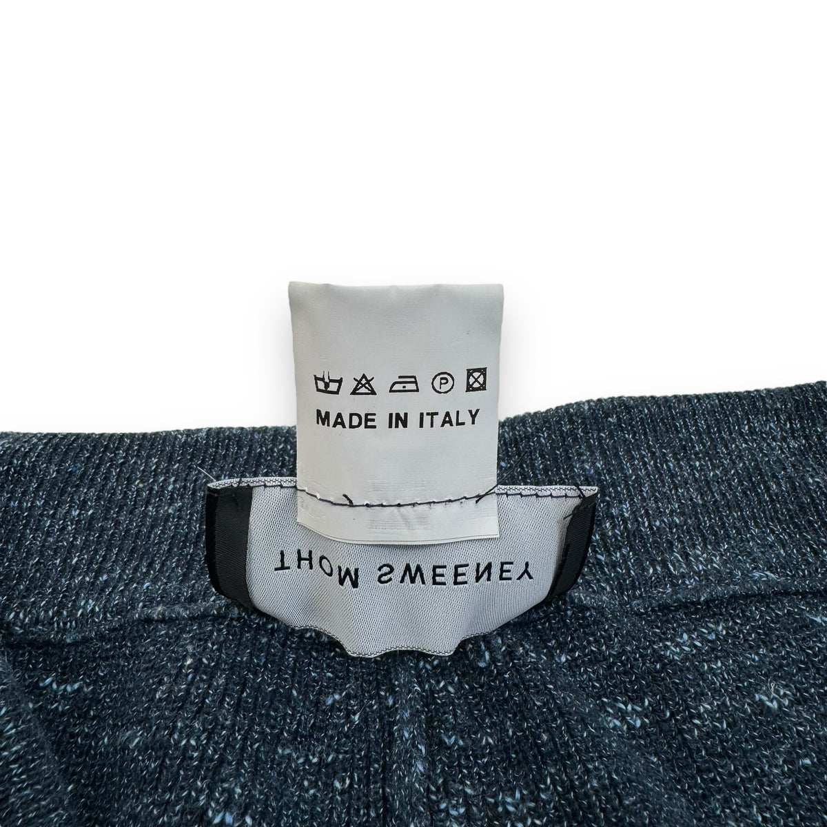 THOM SWEENEY COTTON KNIT DRAWSTRING SWEATPANTS NAVY M