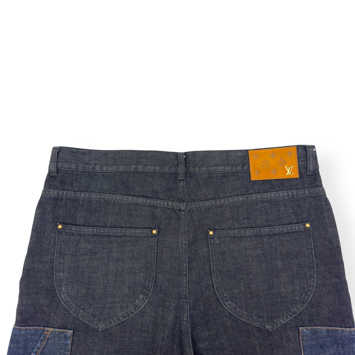 LOUIS VUITTON KARAKORAM BOW TIME DENIM JEANS INDIGO W34”