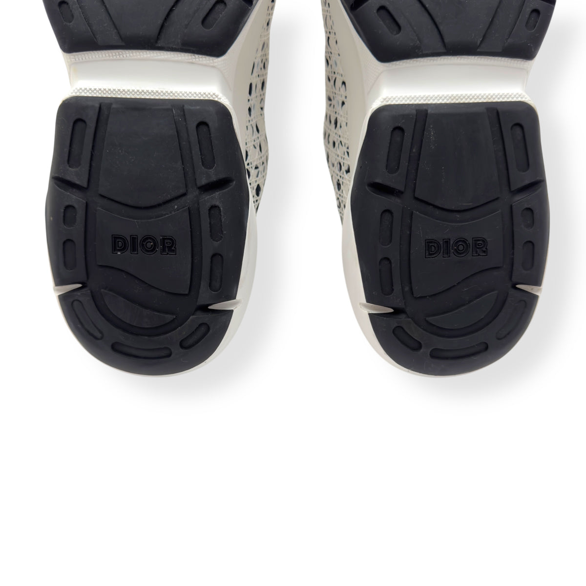 DIOR B24 OBLIQUE CANNAGE MOTIF SNEAKER WHITE / BLACK 43 / UK9