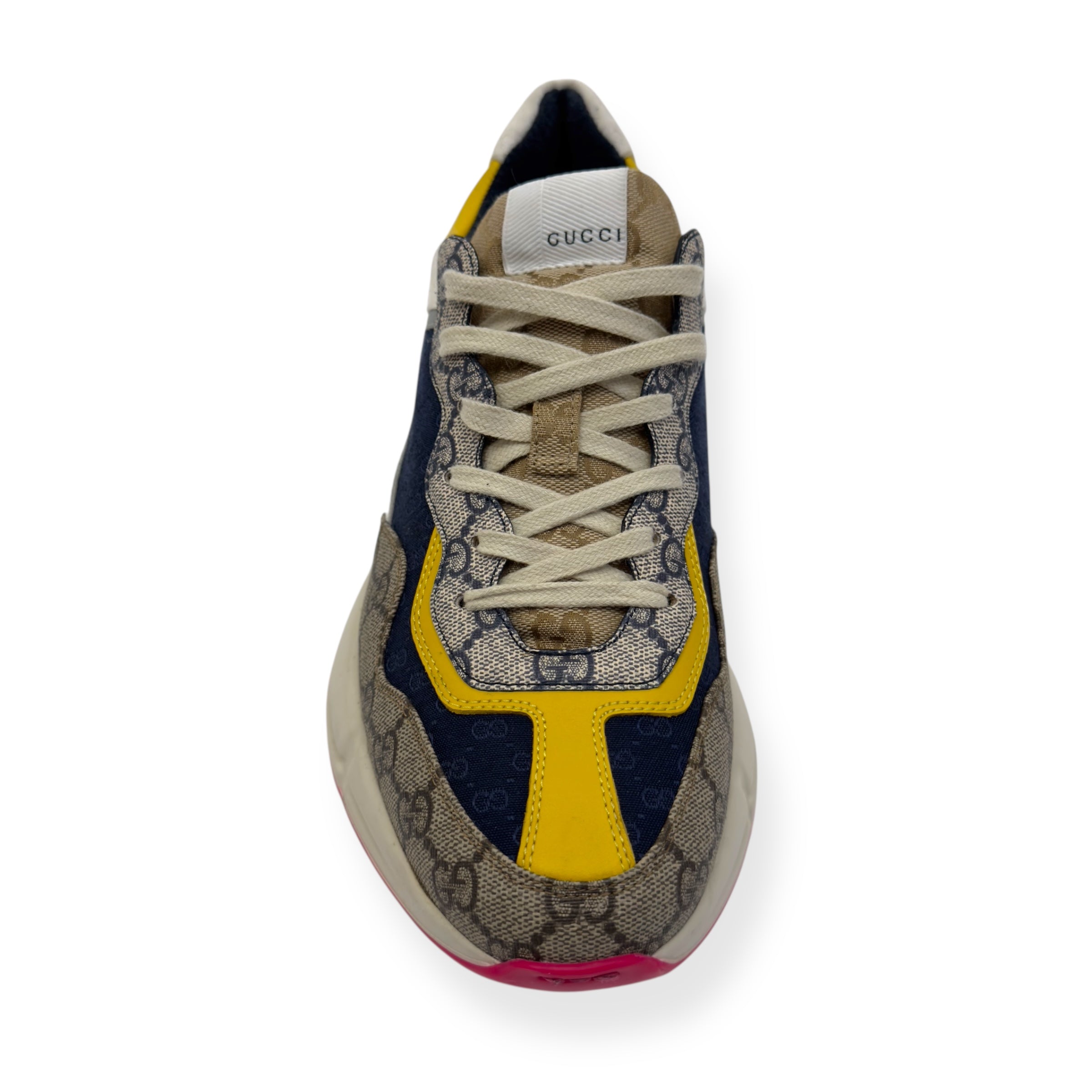 GUCCI GG RHYTON SNEAKER BEIGE / EBONY UK9