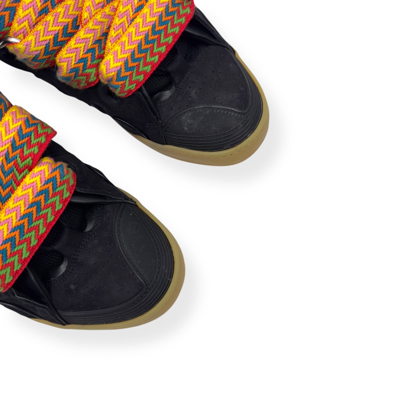 LANVIN CURB SNEAKER BLACK / MULTICOLOURED 43 / UK9