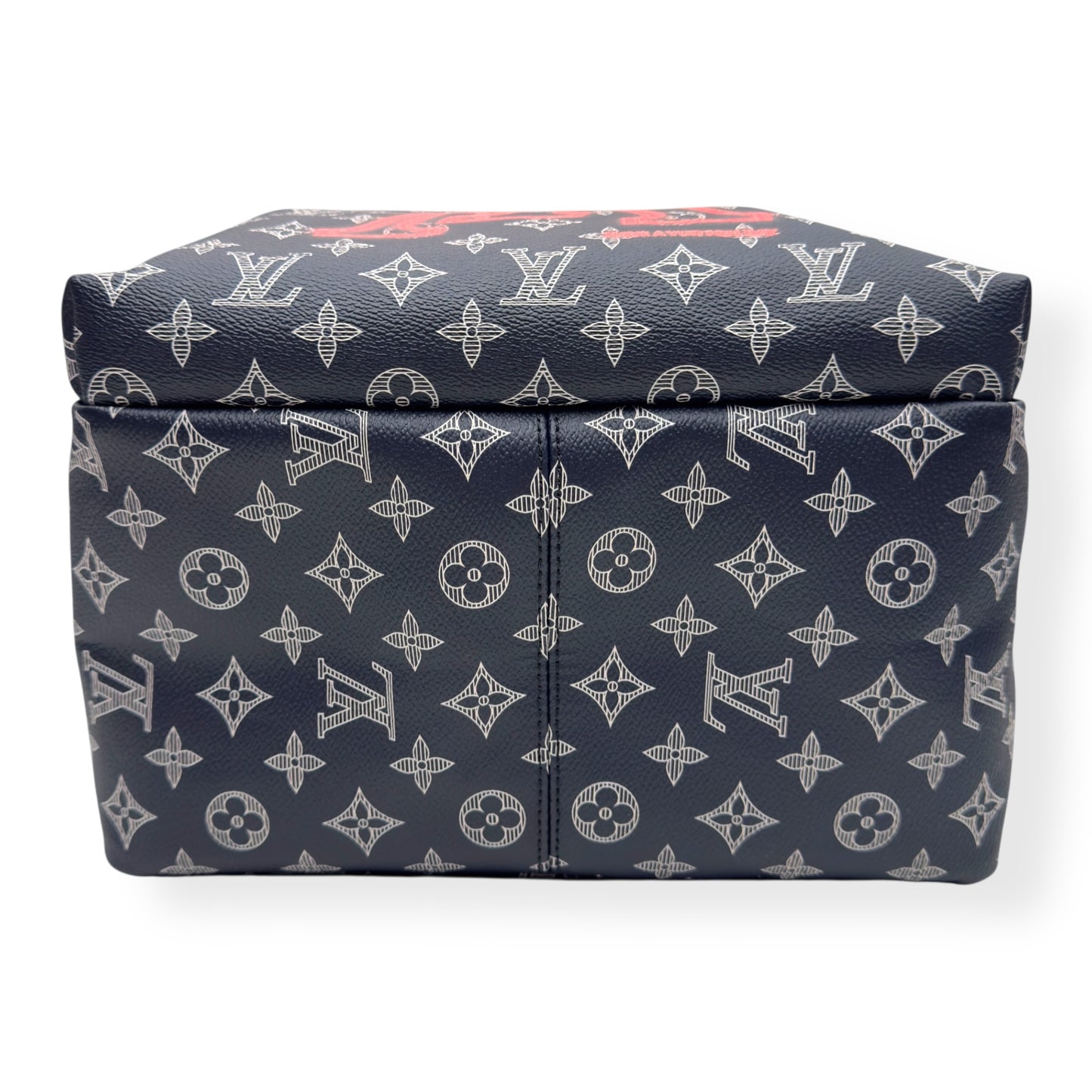 LOUIS VUITTON MONOGRAM UPSIDE DOWN APOLLO BACKPACK BLUE / RED PM