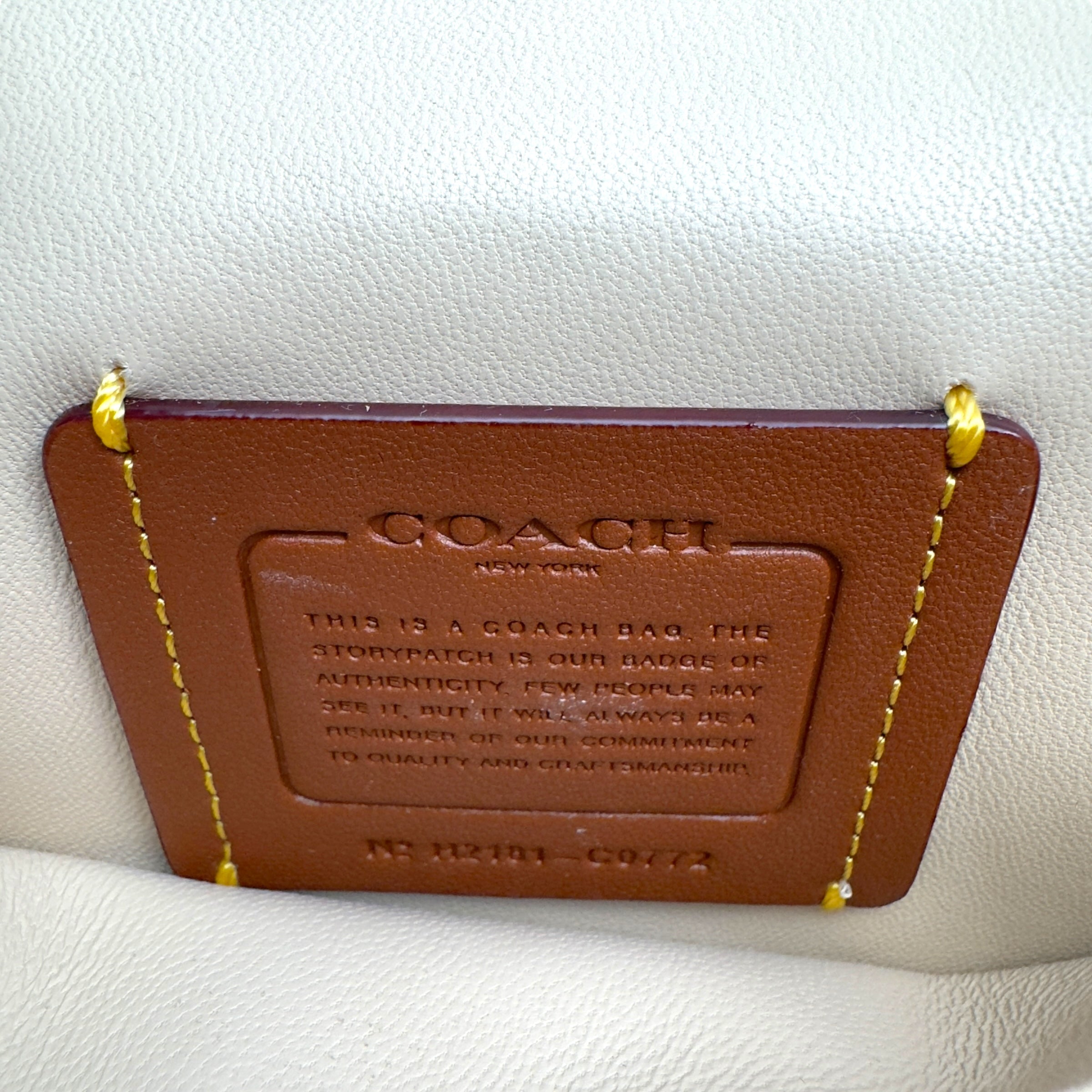 COACH PILLOW TABBY SHOULDER BAG BEIGE 26