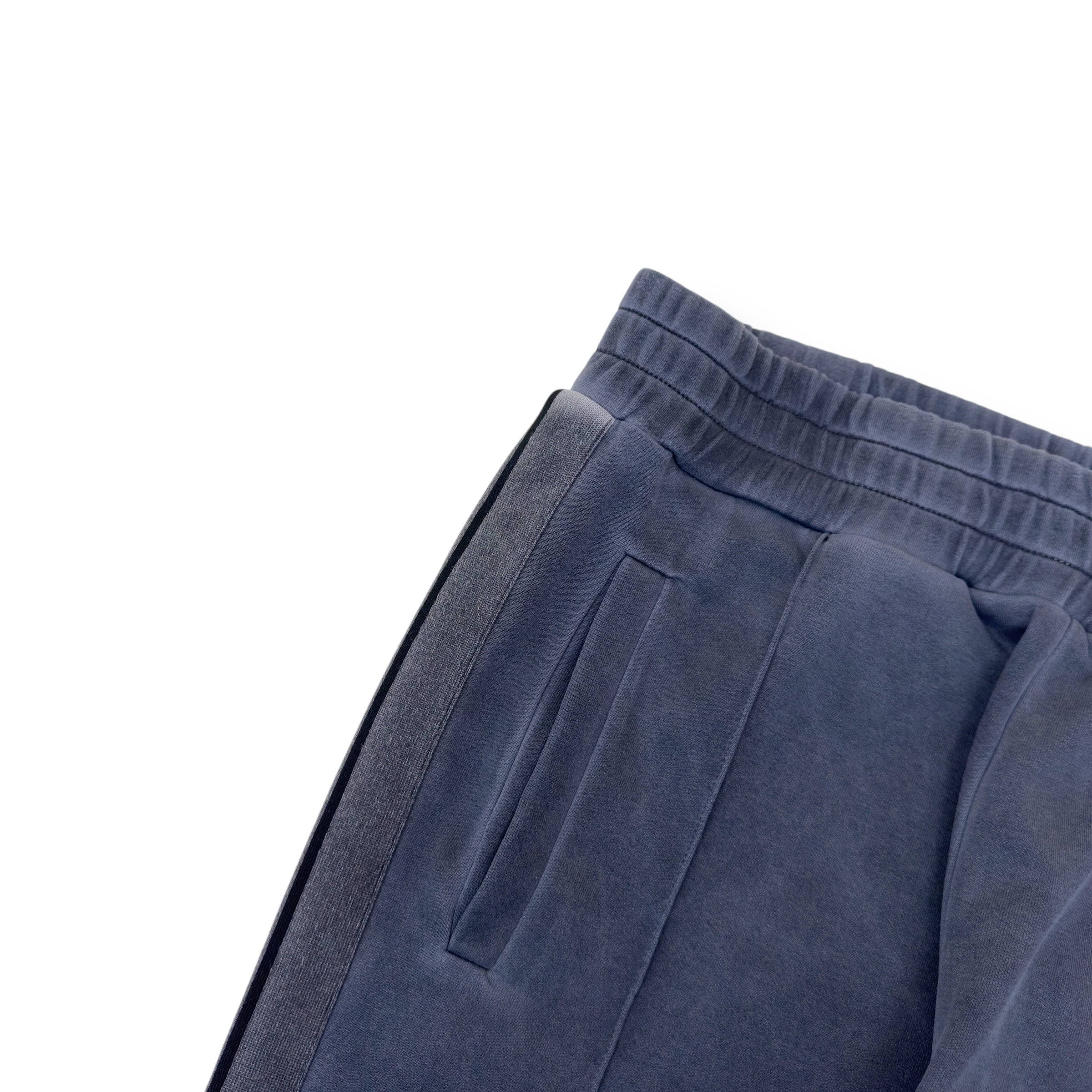 PALM ANGELS GARMENT DYED TRACK PANTS GREY M