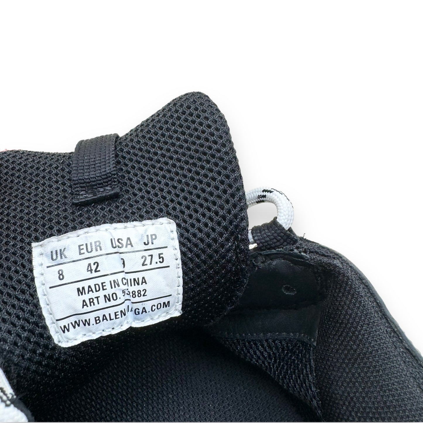 BALENCIAGA TRIPLE S SNEAKER WHITE / BLACK / RED UK8