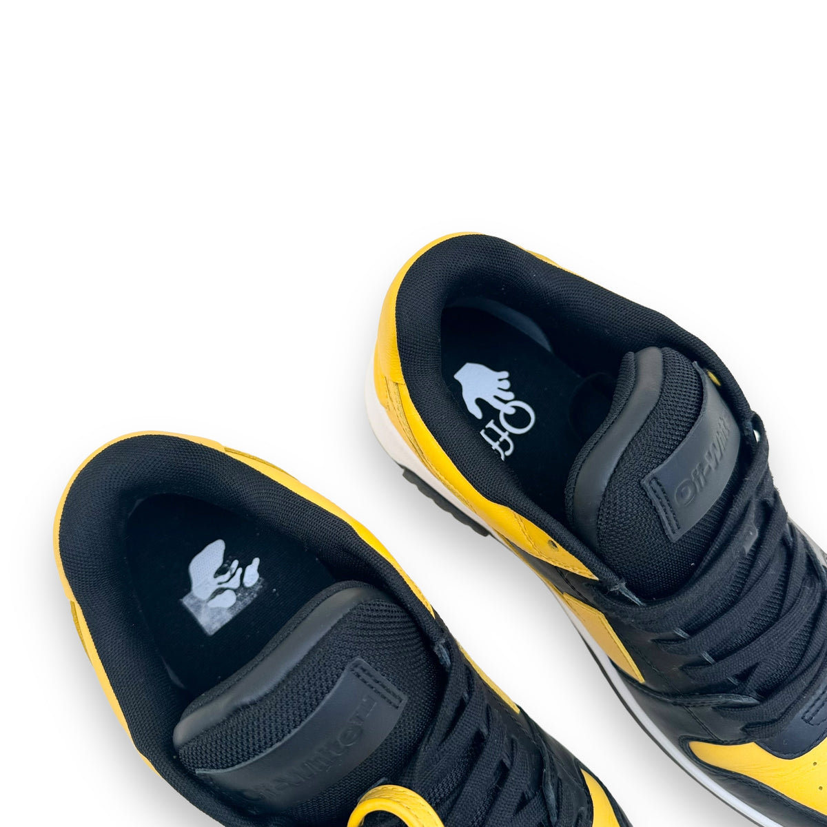OFF-WHITE OUT OF OFFICE SNEAKER YELLOW / BLACK UK9