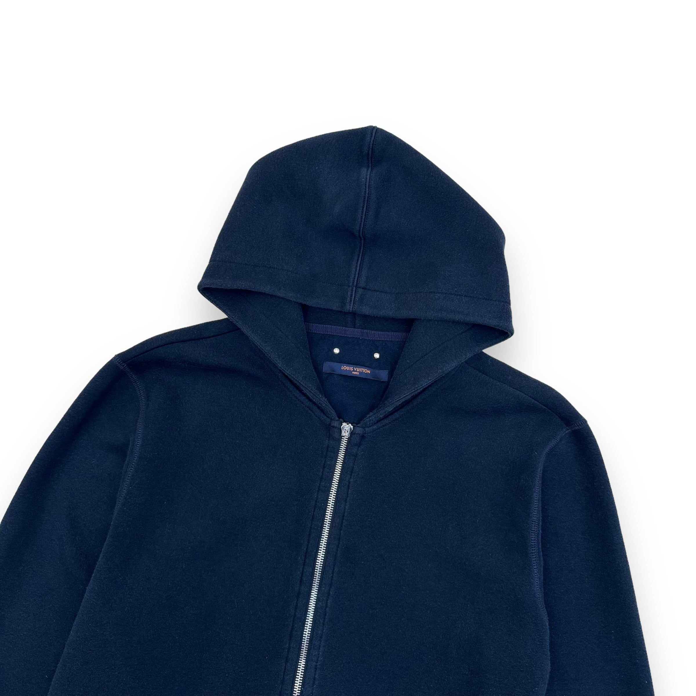 LOUIS VUITTON HOODIE NAVY XL