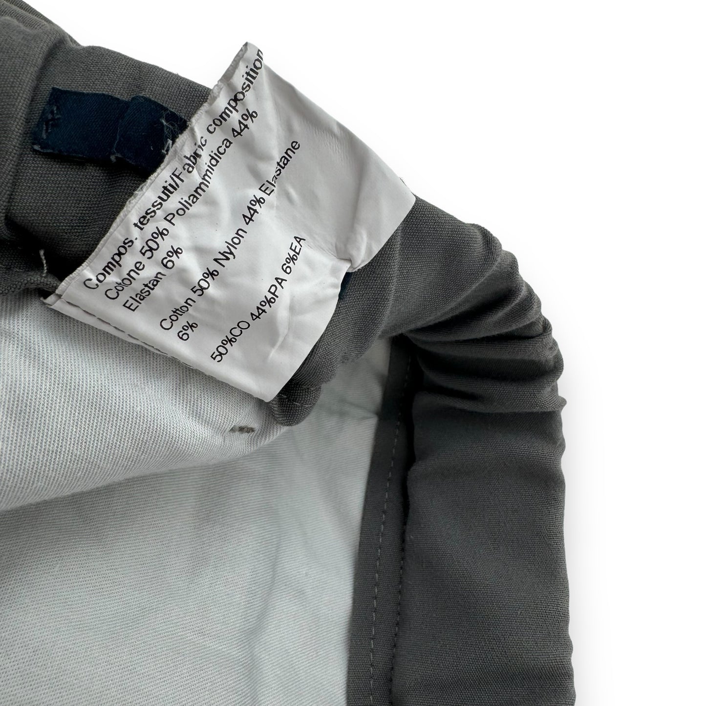 THOM SWEENEY COTTON-BLEND DRAWSTRING TROUSERS GREY L