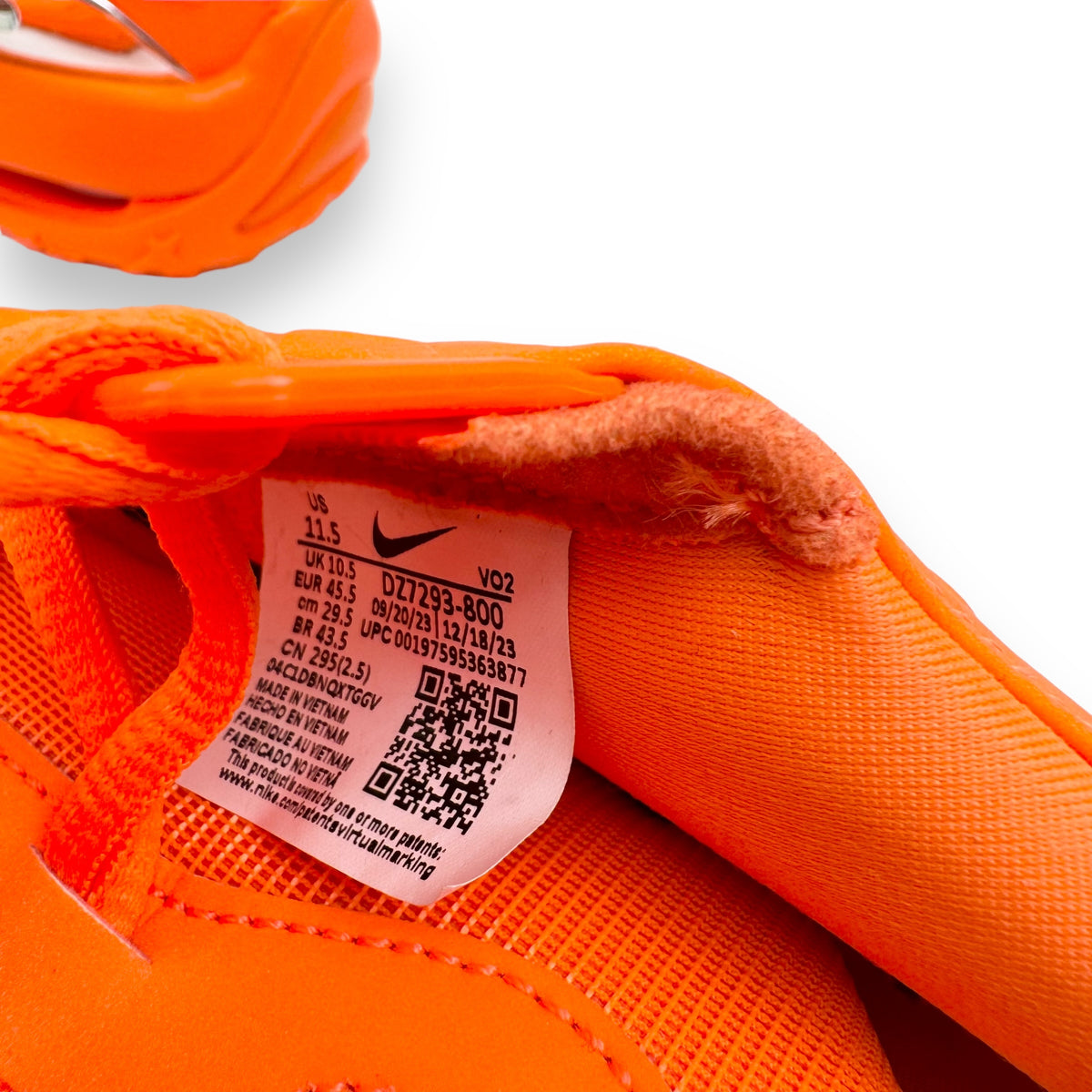 NIKE X NOCTA HOT STEP 2 TOTAL ORANGE SNEAKER UK10.5