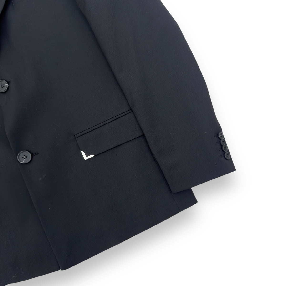 HAN KJØBENHAVN SINGLE BREASTED BLAZER JACKET BLACK / SILVER XL