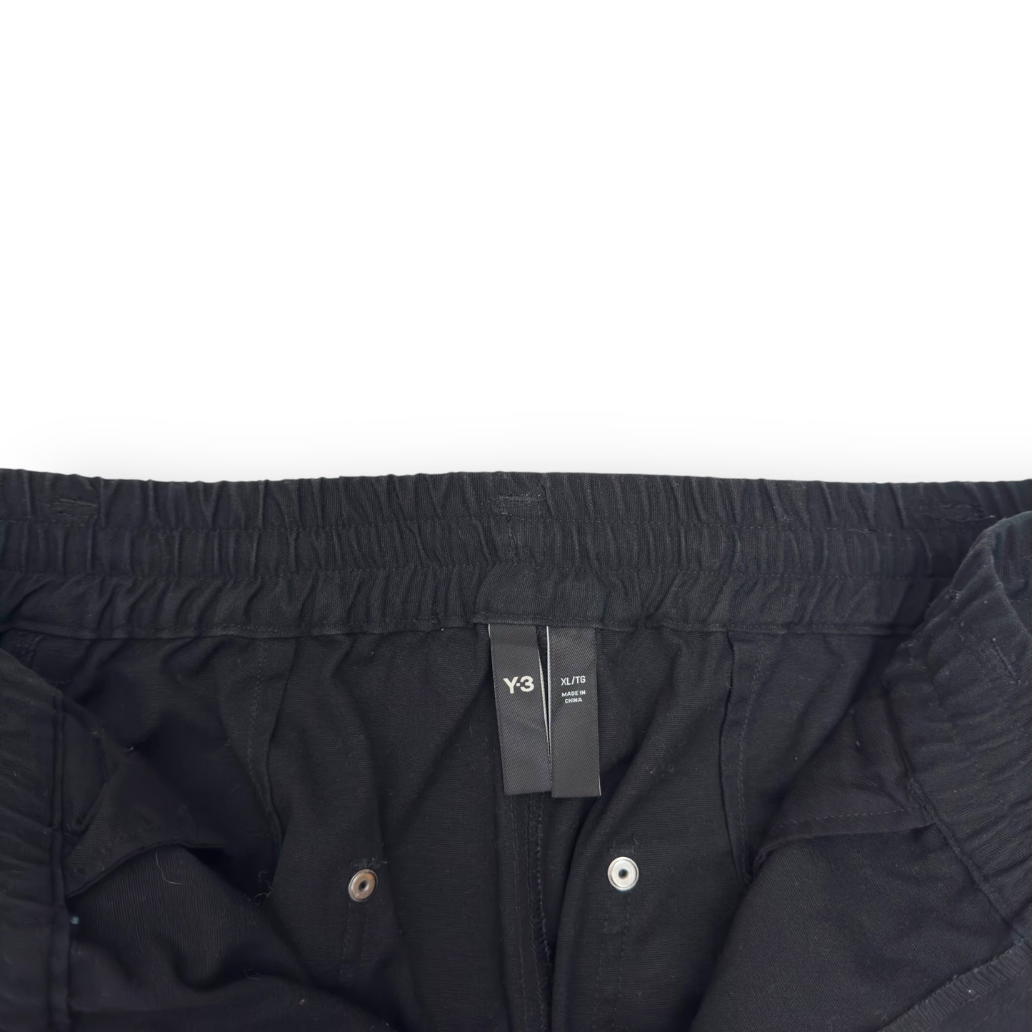 ADIDAS Y-3 OVERSIZED WRKWR TROUSERS BLACK XL