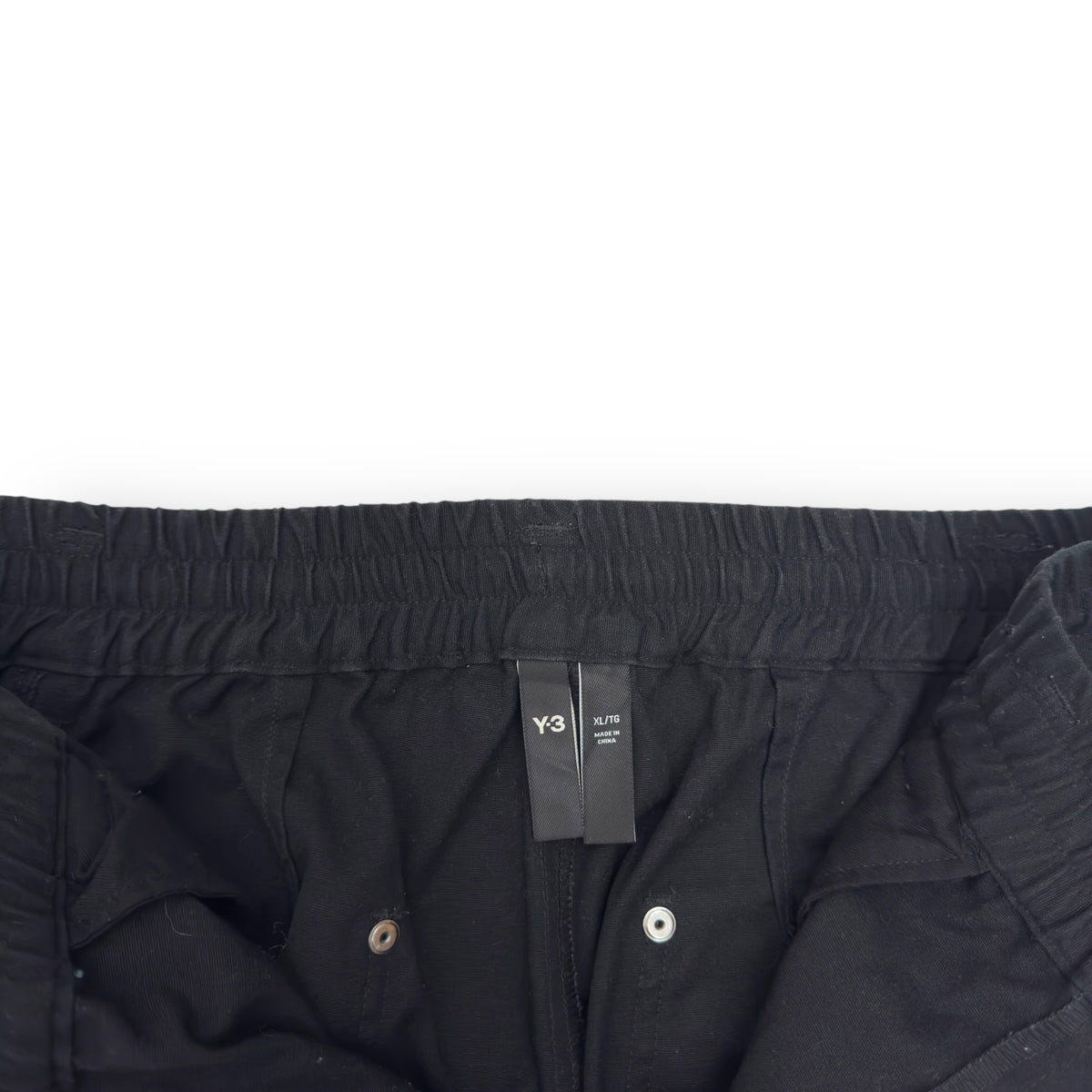 ADIDAS Y-3 OVERSIZED WRKWR TROUSERS BLACK XL
