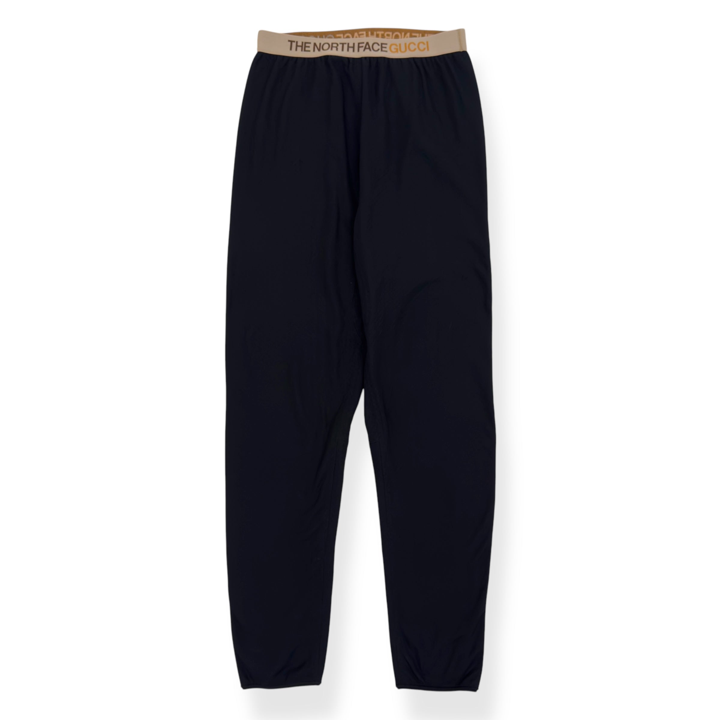 GUCCI X THE NORTH FACE FW21 TECHNICAL FLEECE SLIM FIT TROUSERS BLACK M